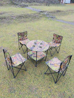Camouflage Camping Chair Set - Portable Chair Set