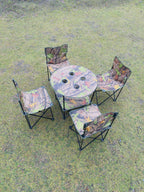 Camouflage Camping Chair Set - Portable Chair Set