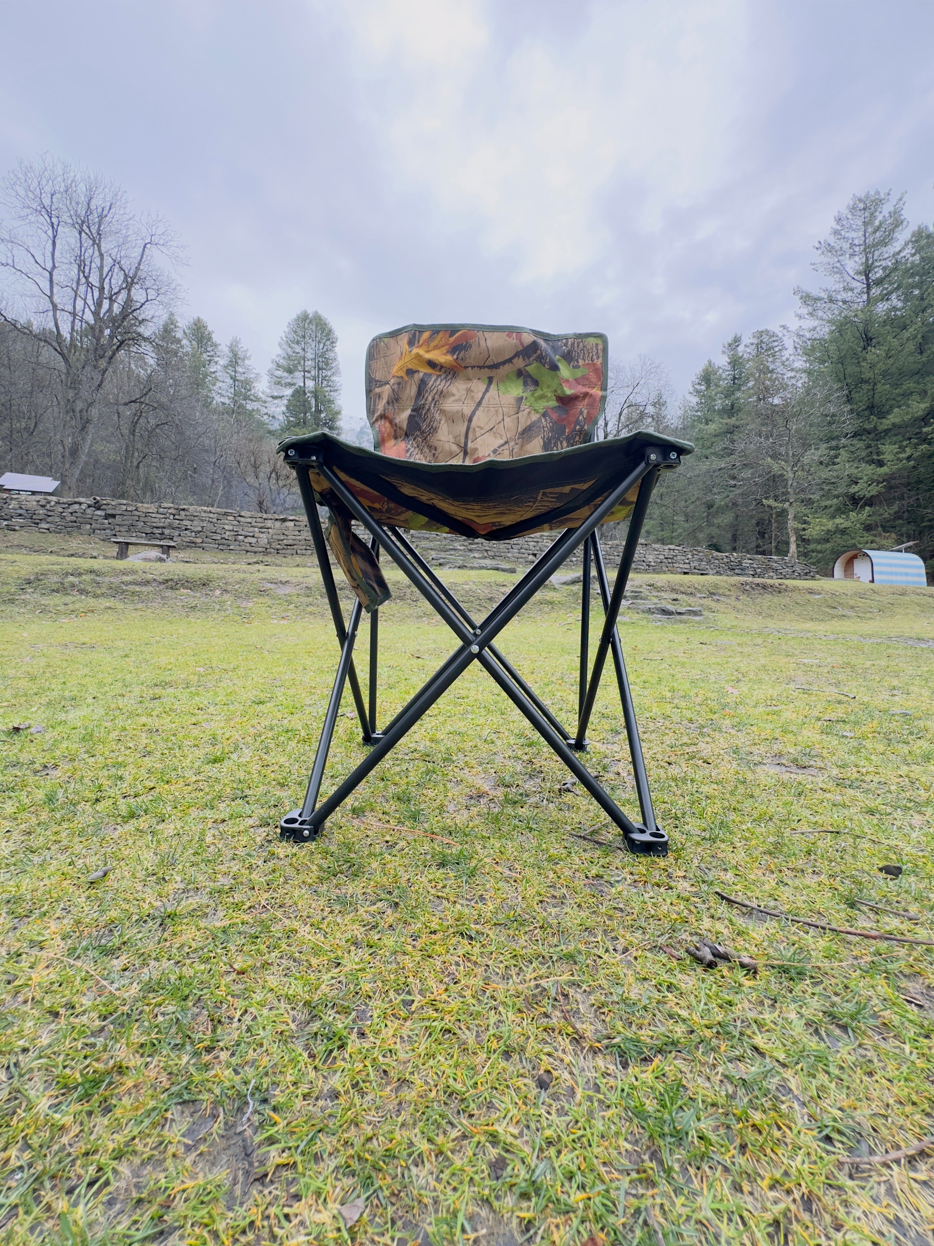 Camouflage Camping Chair Set - Portable Chair Set