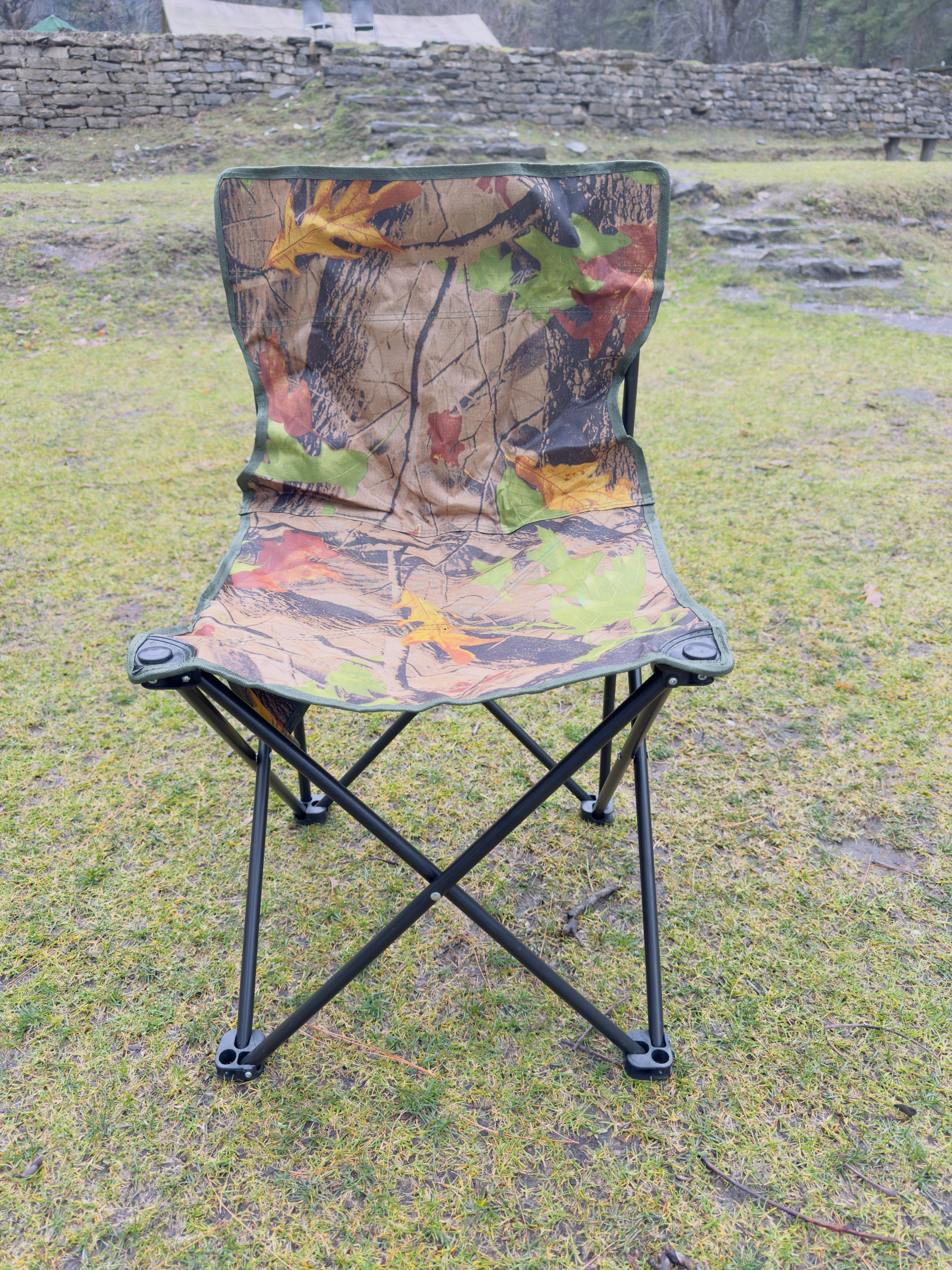 Camouflage Camping Chair Set - Portable Chair Set