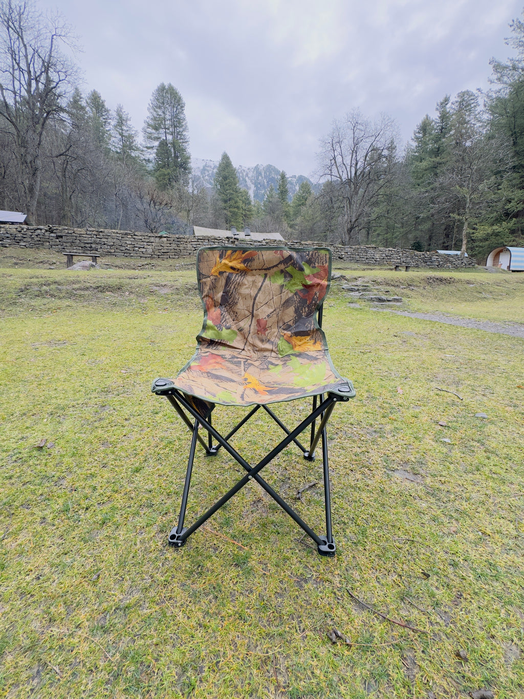 Camouflage Camping Chair Set - Portable Chair Set