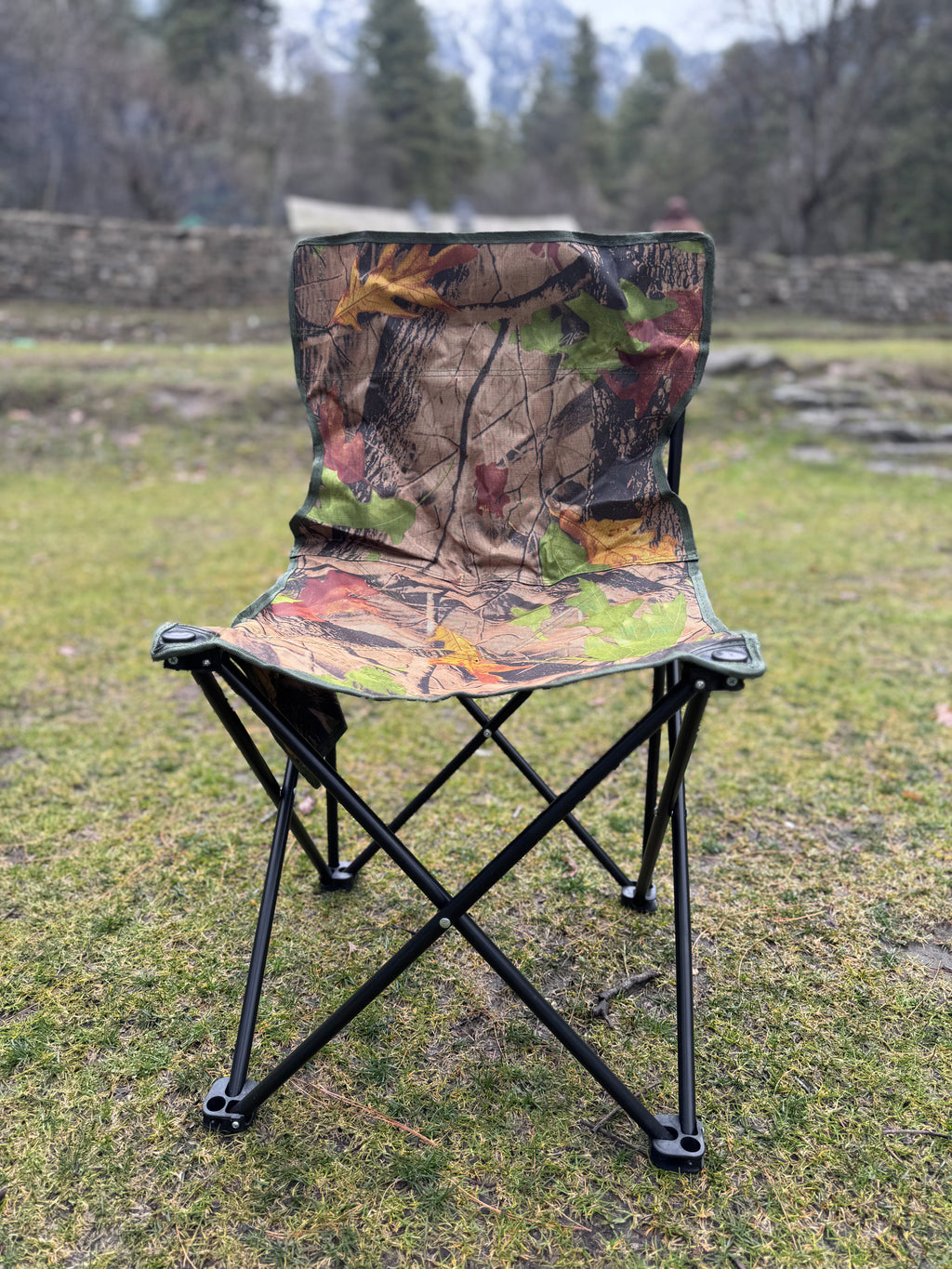 Camouflage Camping Chair Set - Portable Chair Set