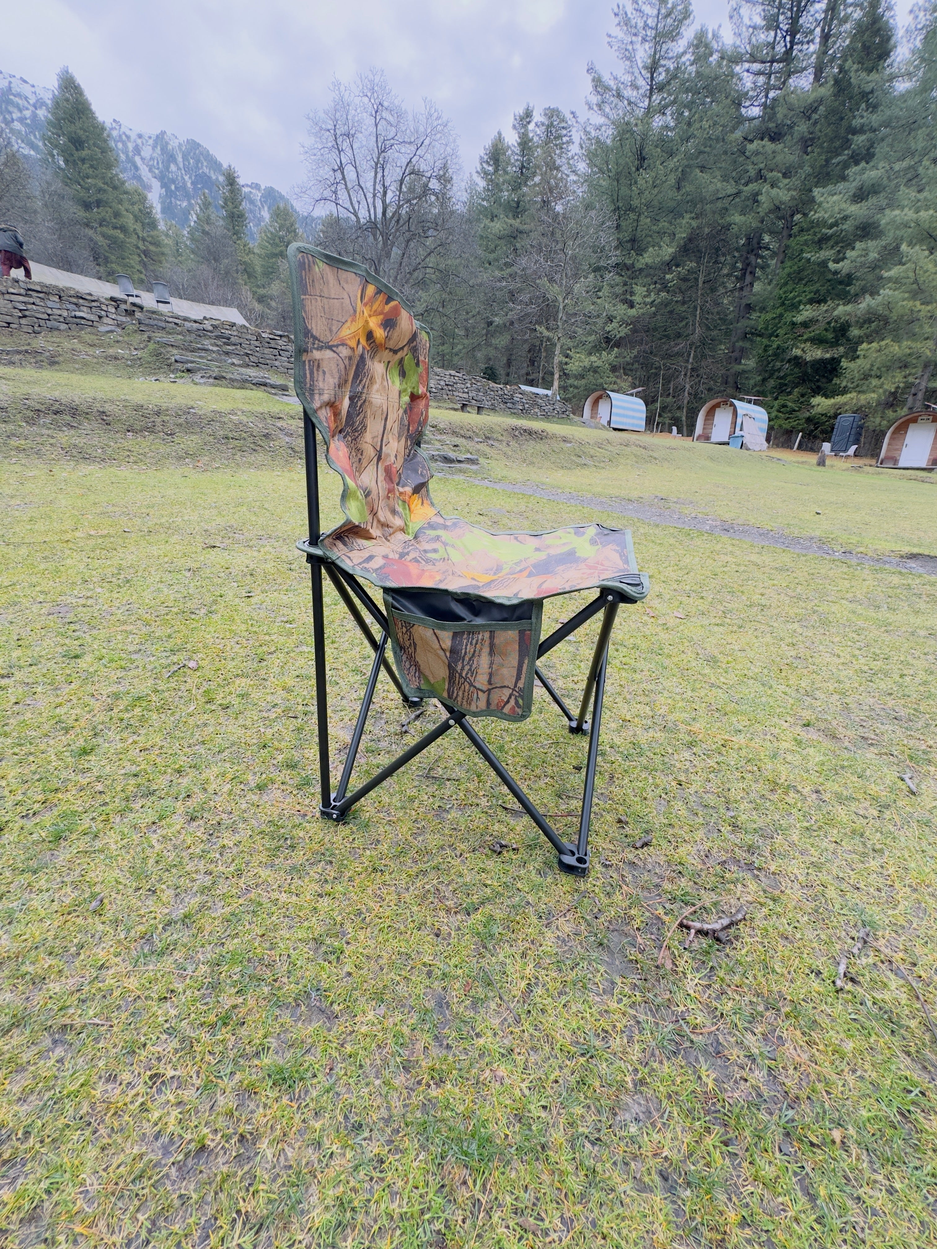 Camouflage Camping Chair Set - Portable Chair Set