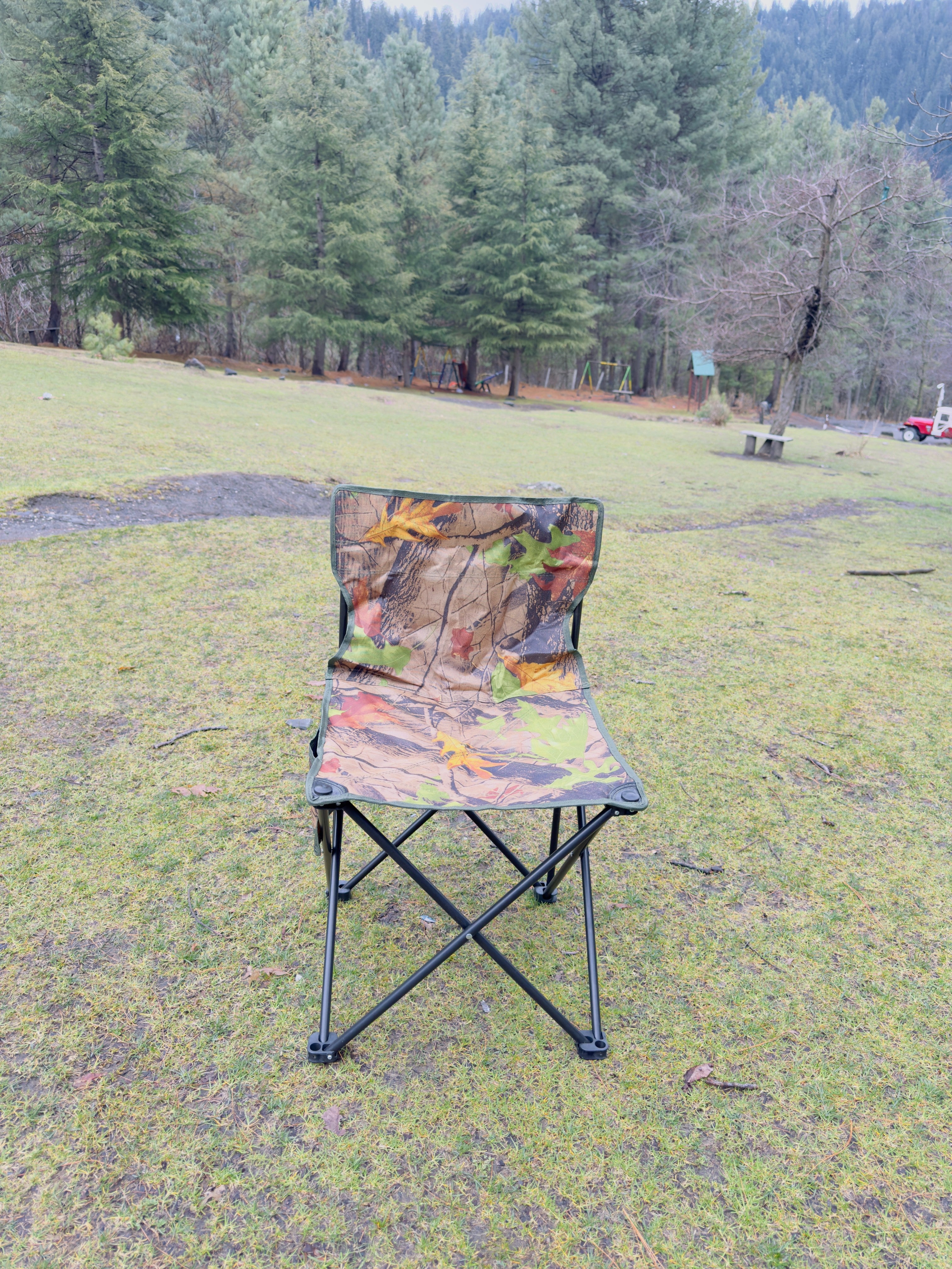 Camouflage Camping Chair Set - Portable Chair Set