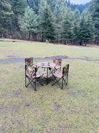 Camouflage Camping Chair Set - Portable Chair Set