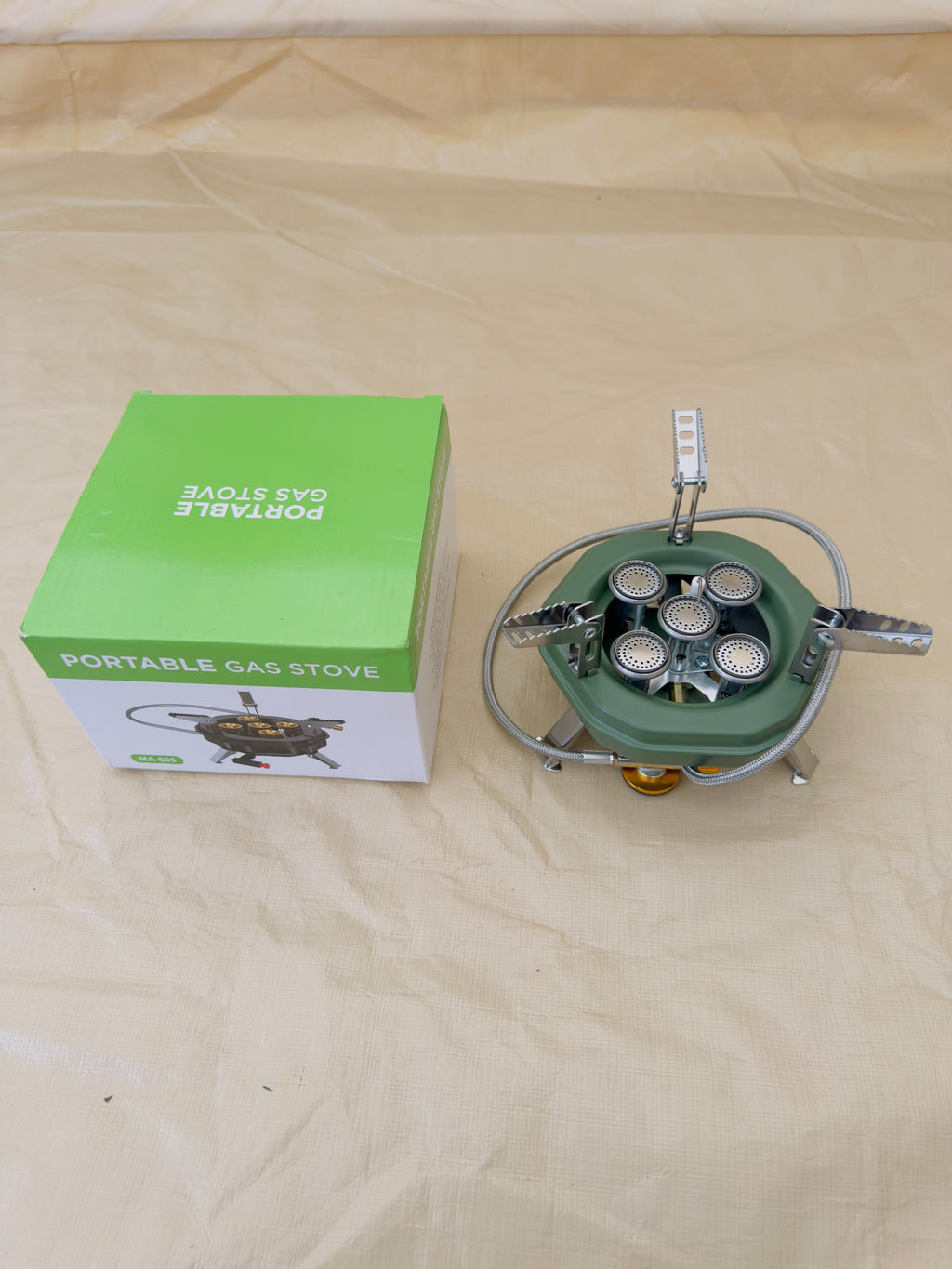 5 Burner Portable Camping Stove with High Flame Ma 605