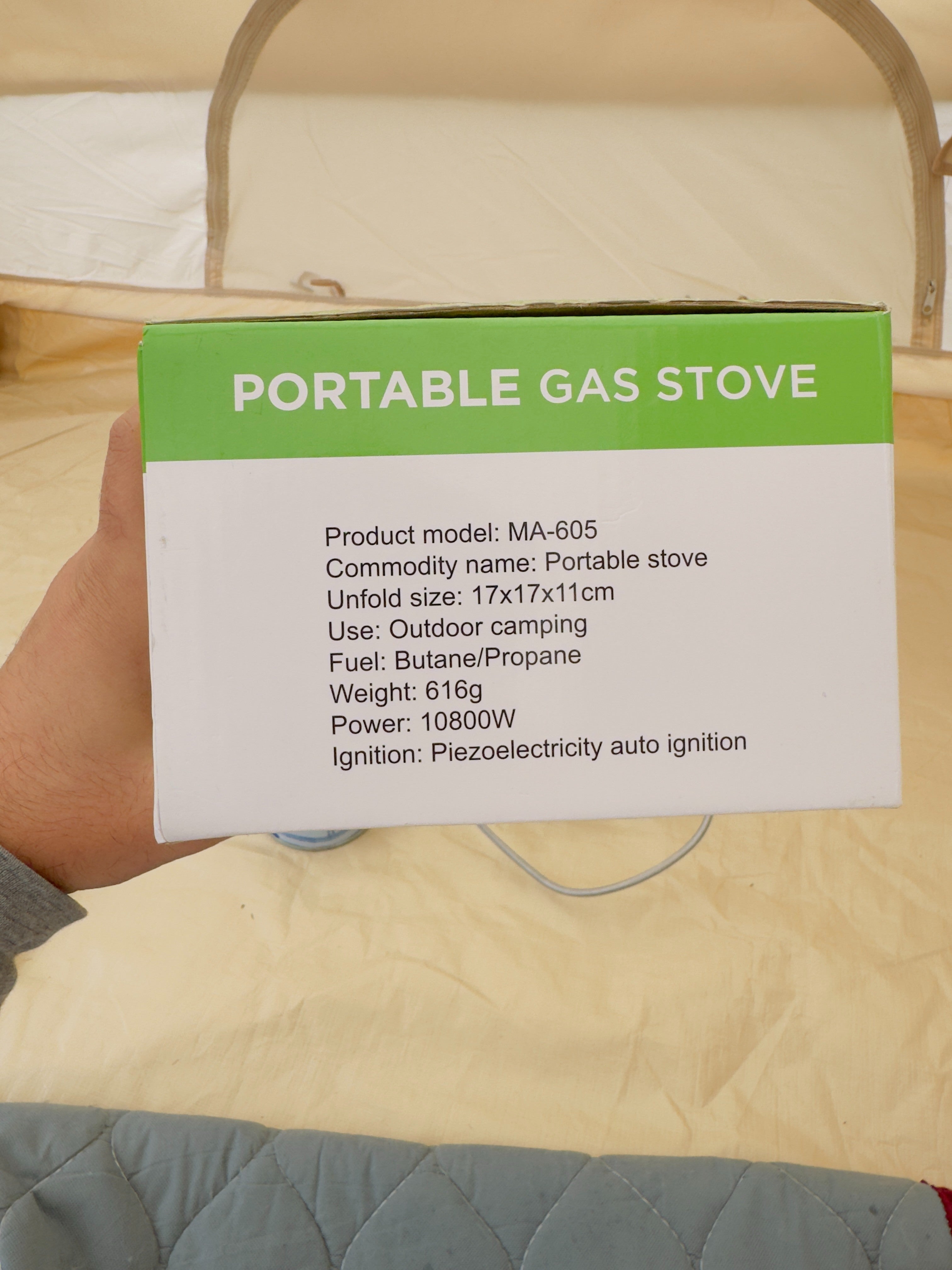 5 Burner Portable Camping Stove with High Flame Ma 605