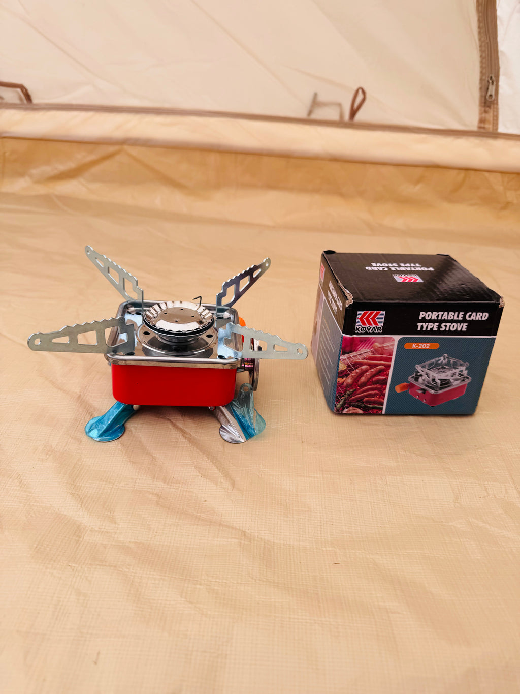 K-202 Camping Card Type Gas Stove