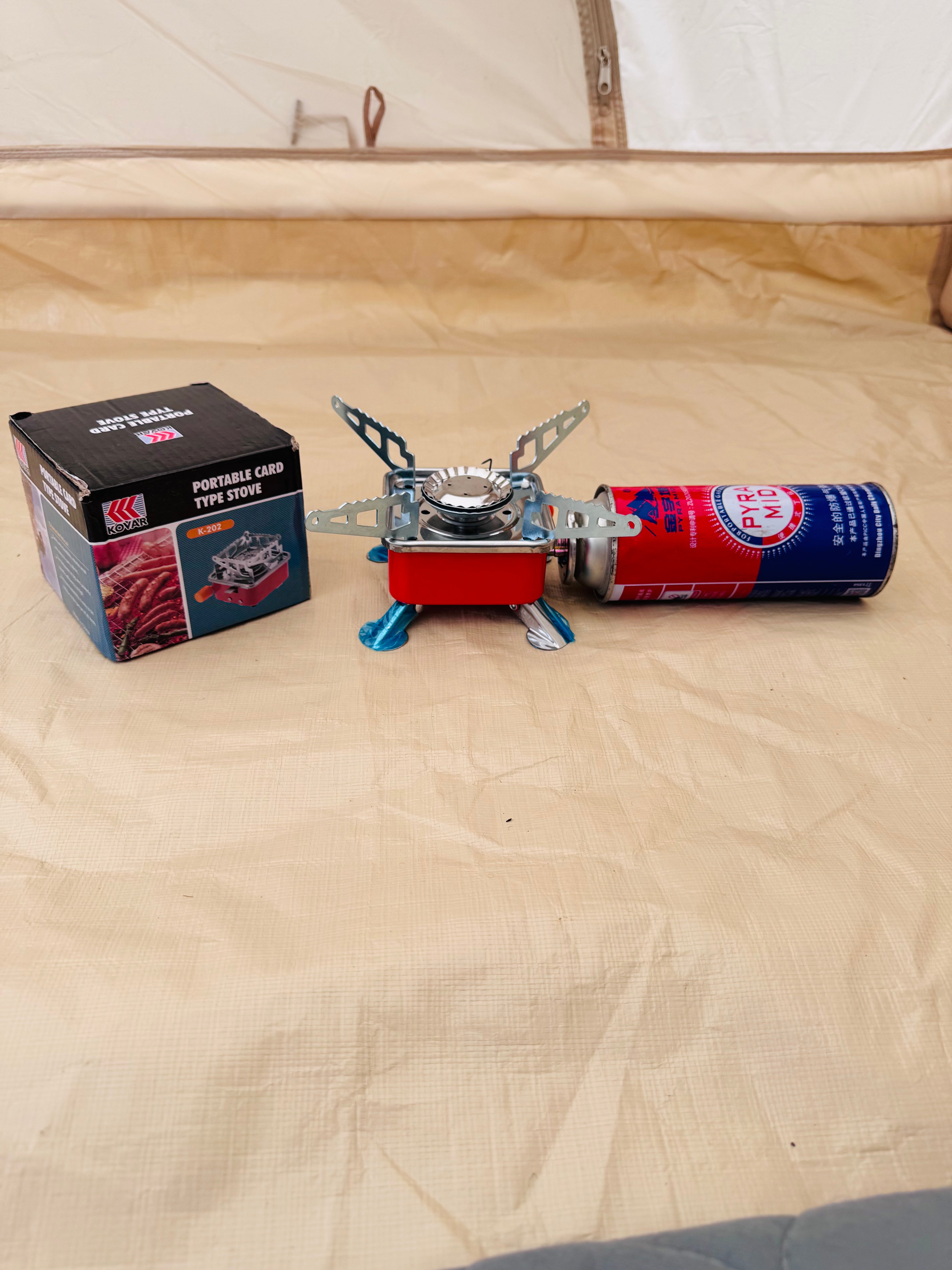 K-202 Camping Card Type Gas Stove