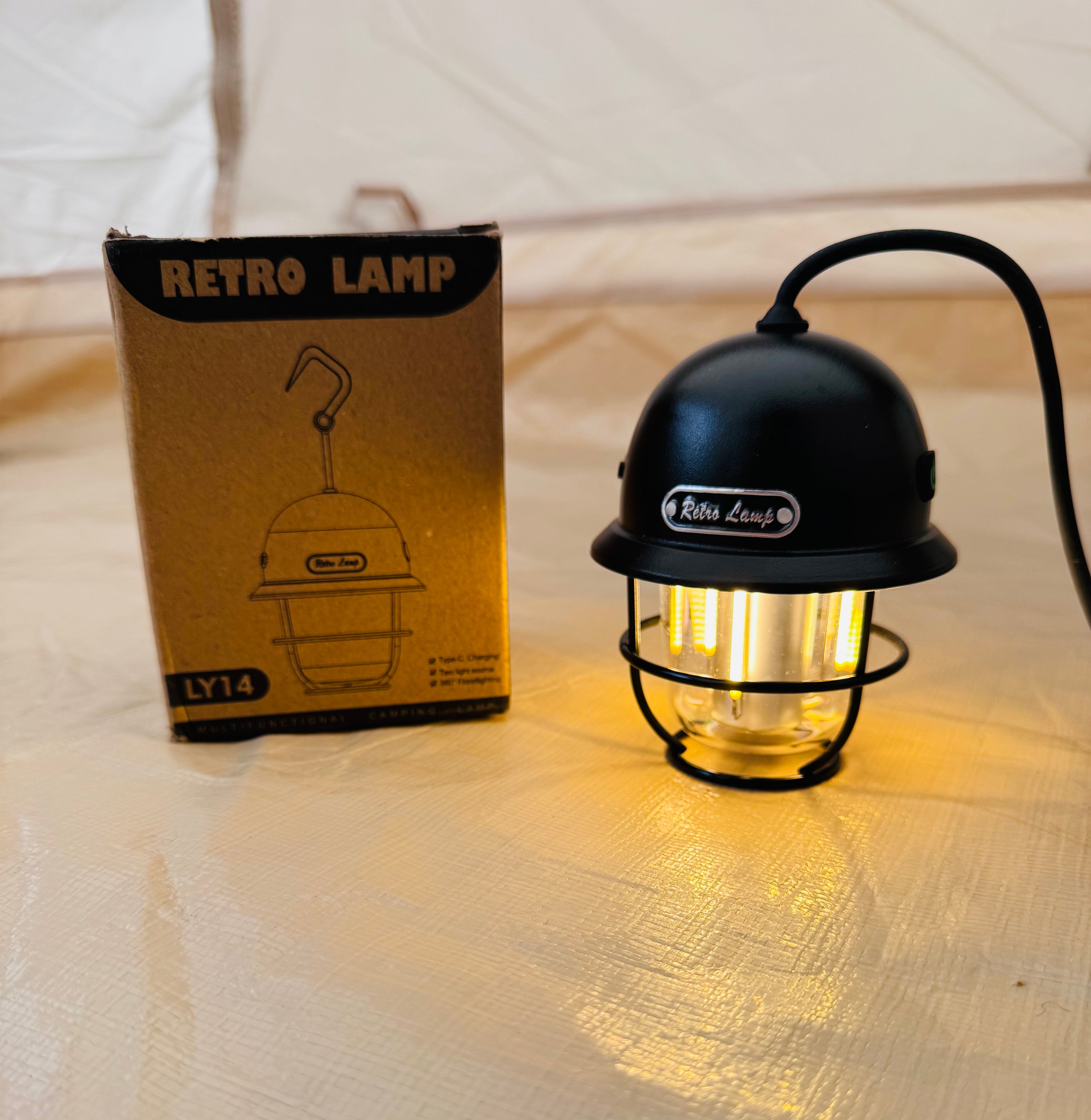 Ly-14 Camping Hanging Retro Lamp