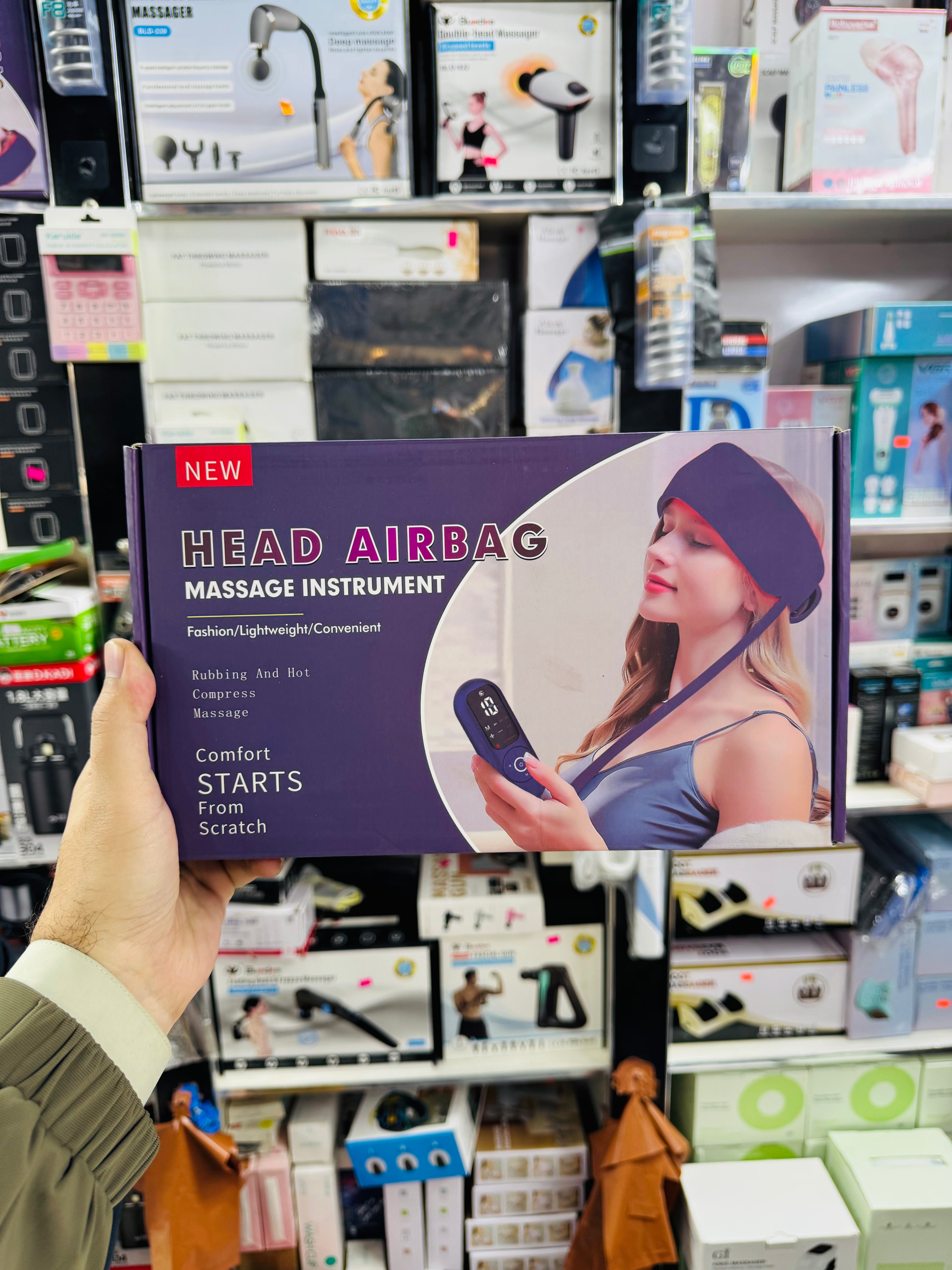 Airbag Head Massager