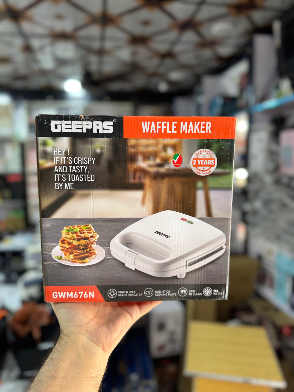 Geepas Waffle Maker
