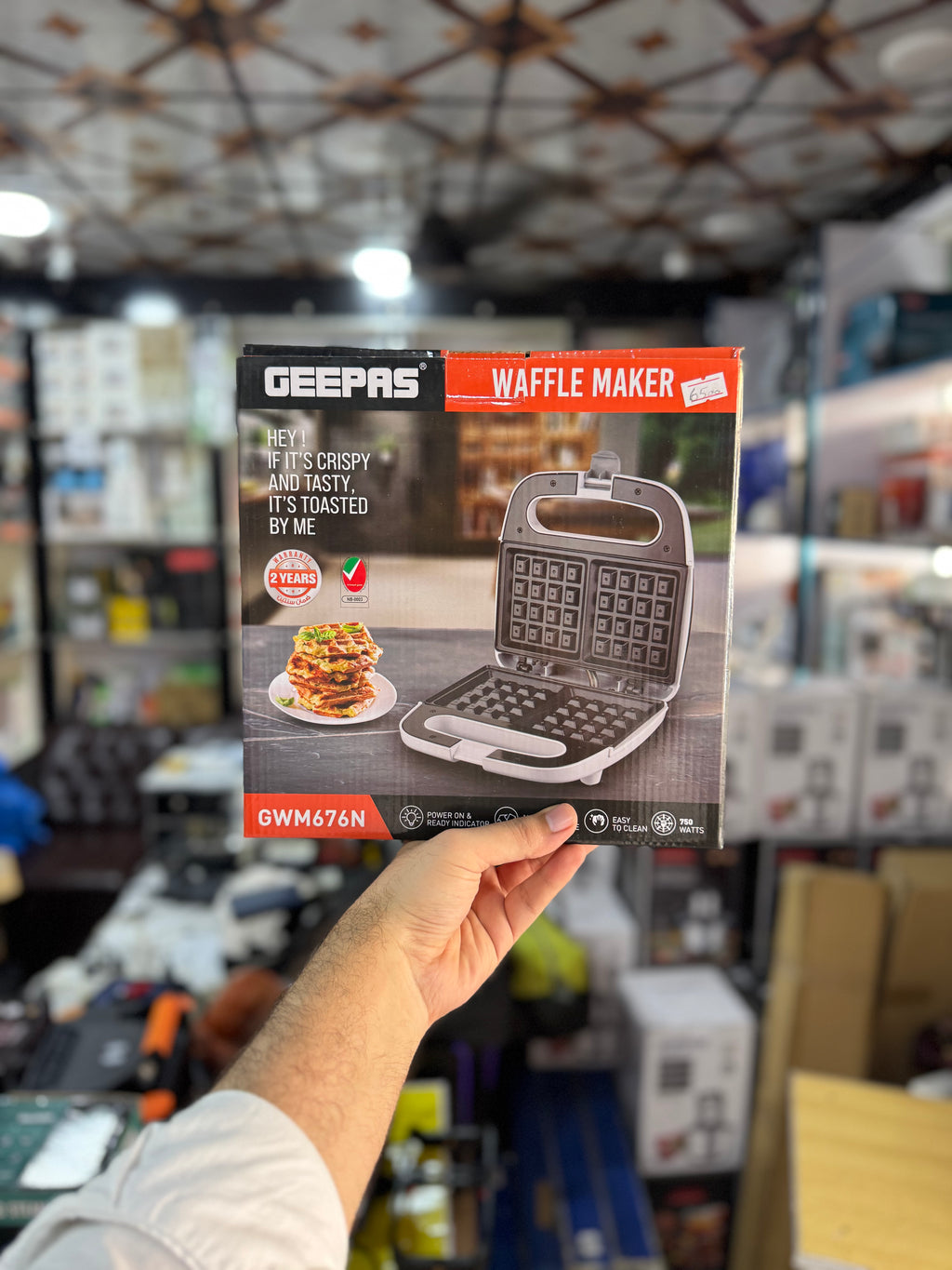 Geepas Waffle Maker