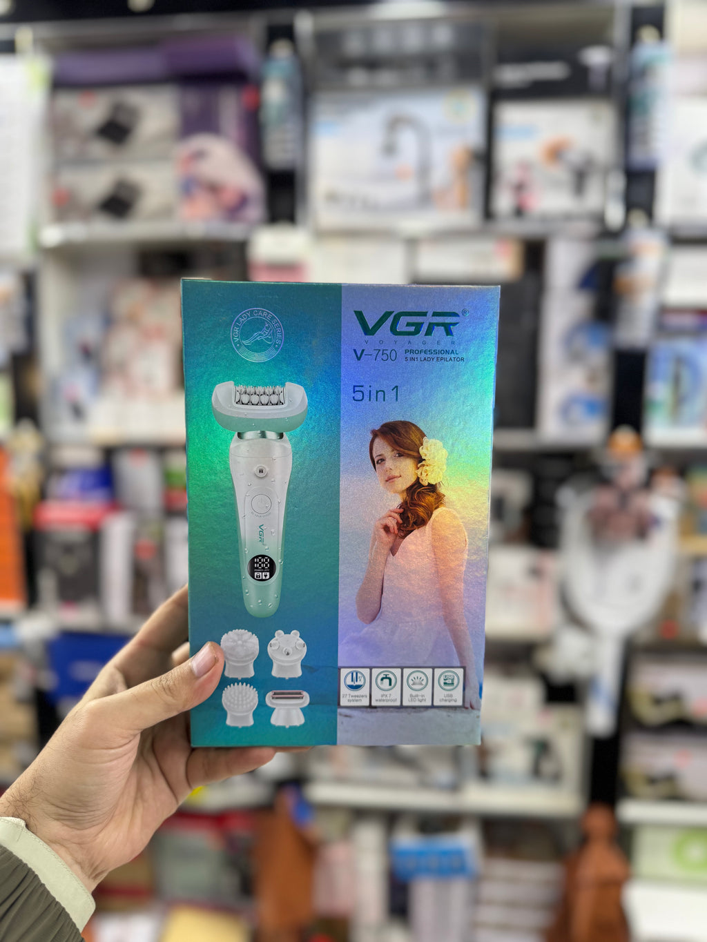 VGR 5in1 Epilator