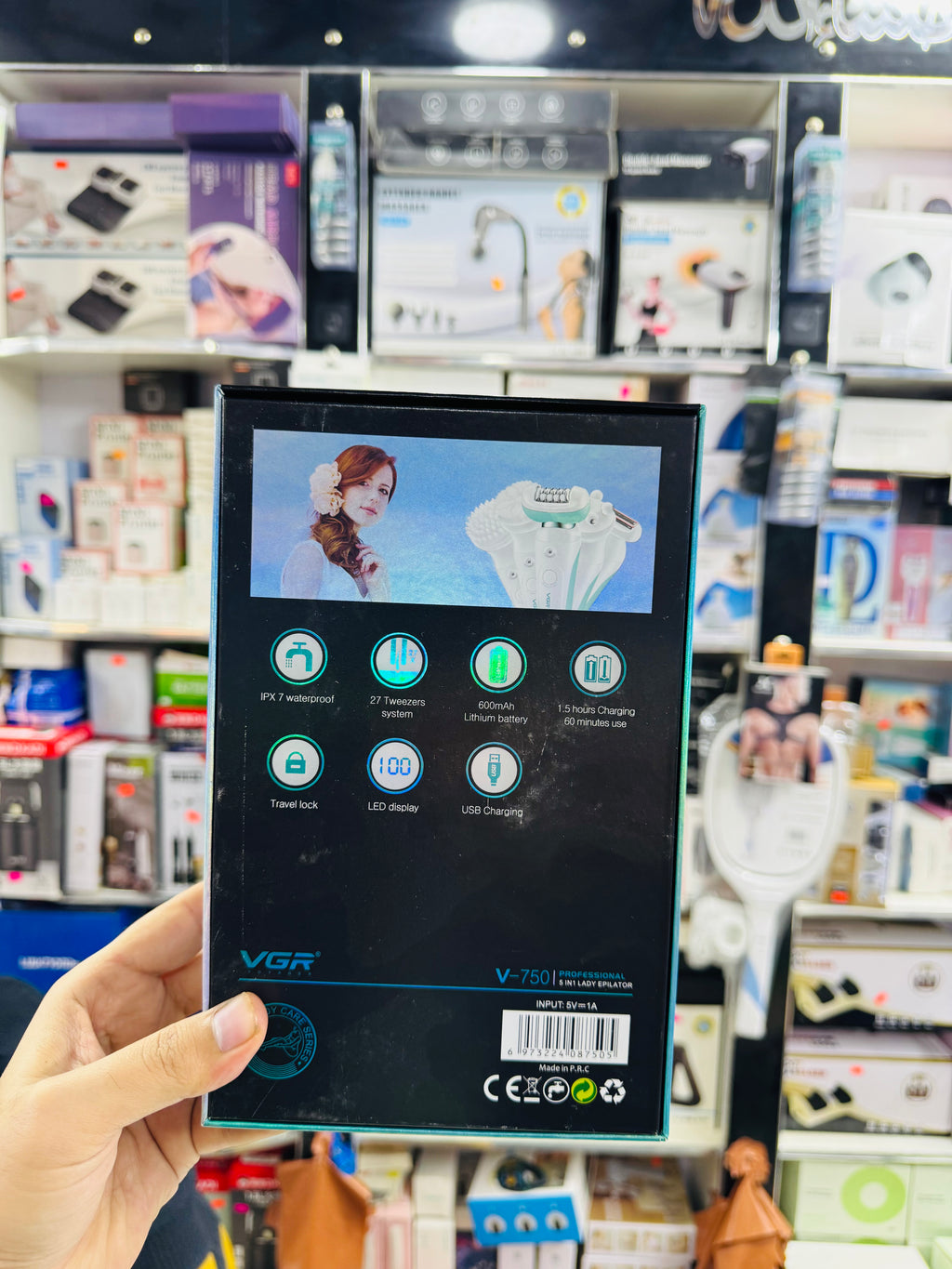 VGR 5in1 Epilator