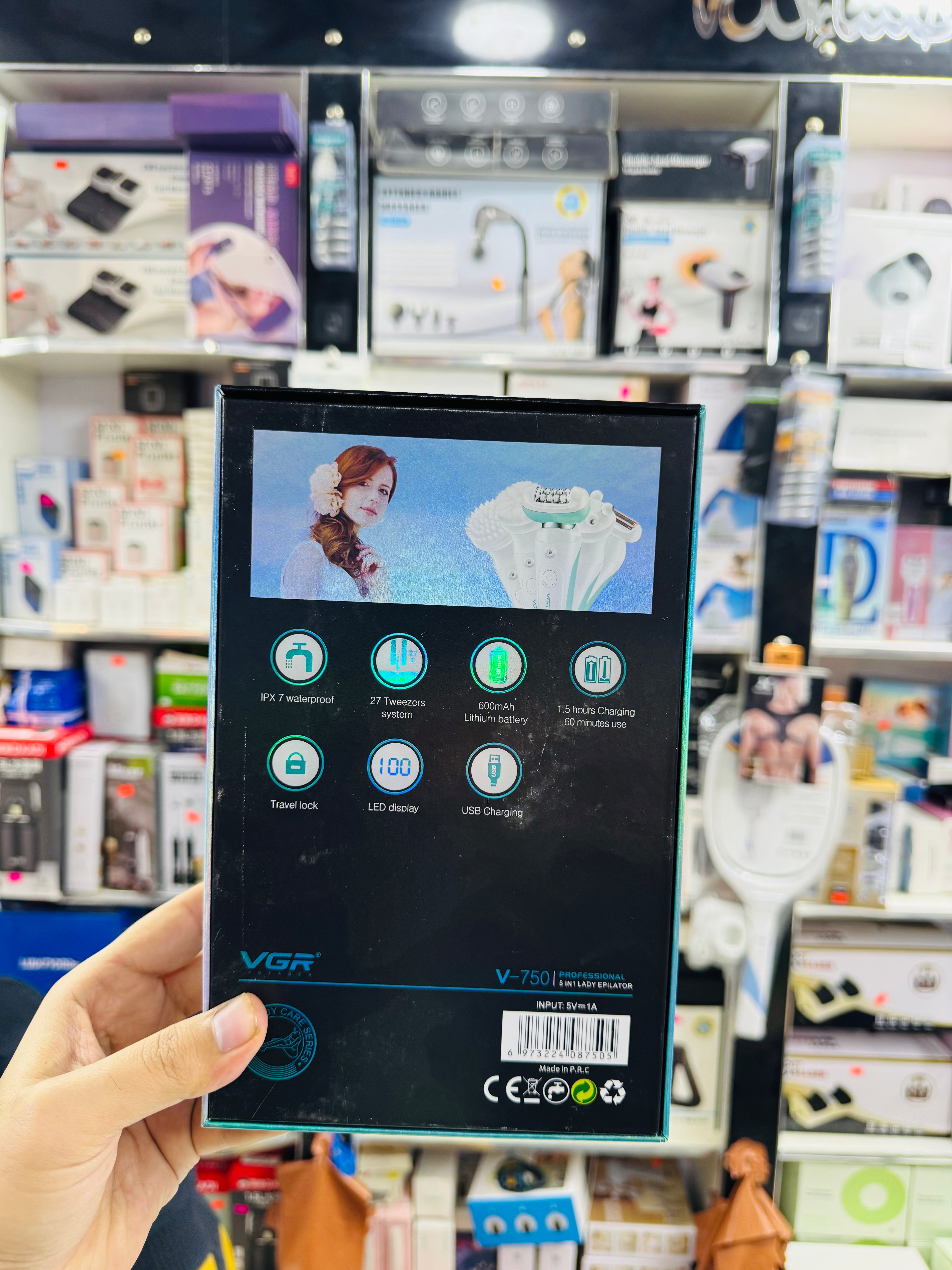 VGR 5in1 Epilator