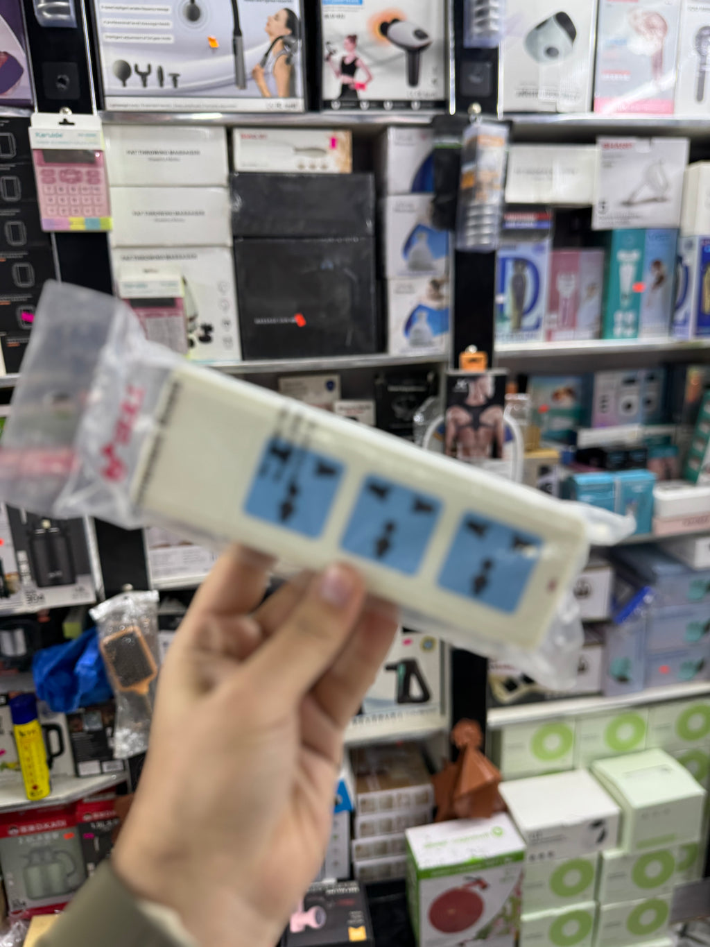 Bull 3 Pin 3 Way Extension Board without Wire