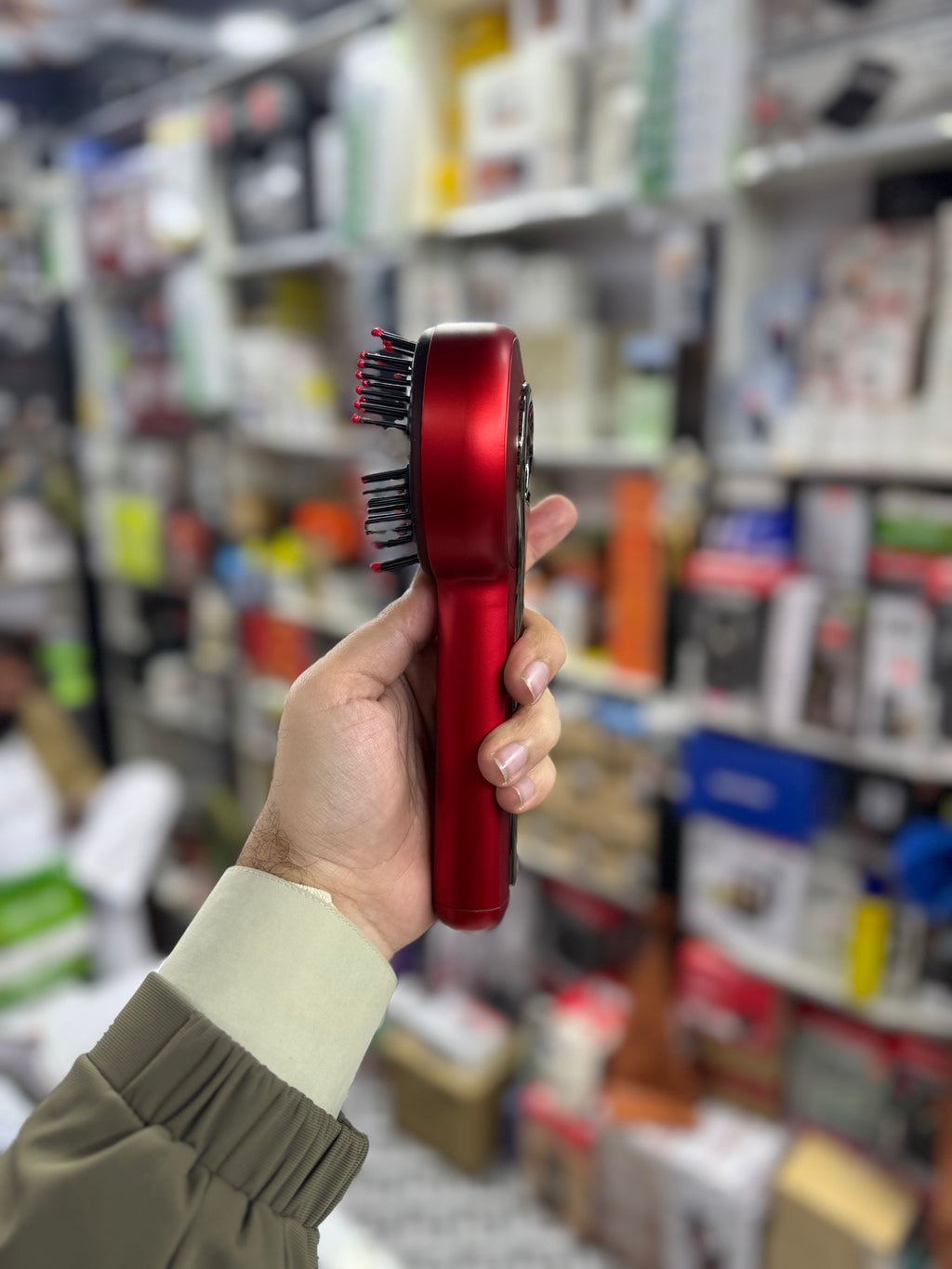 Comb Scalp Head Oil Massager