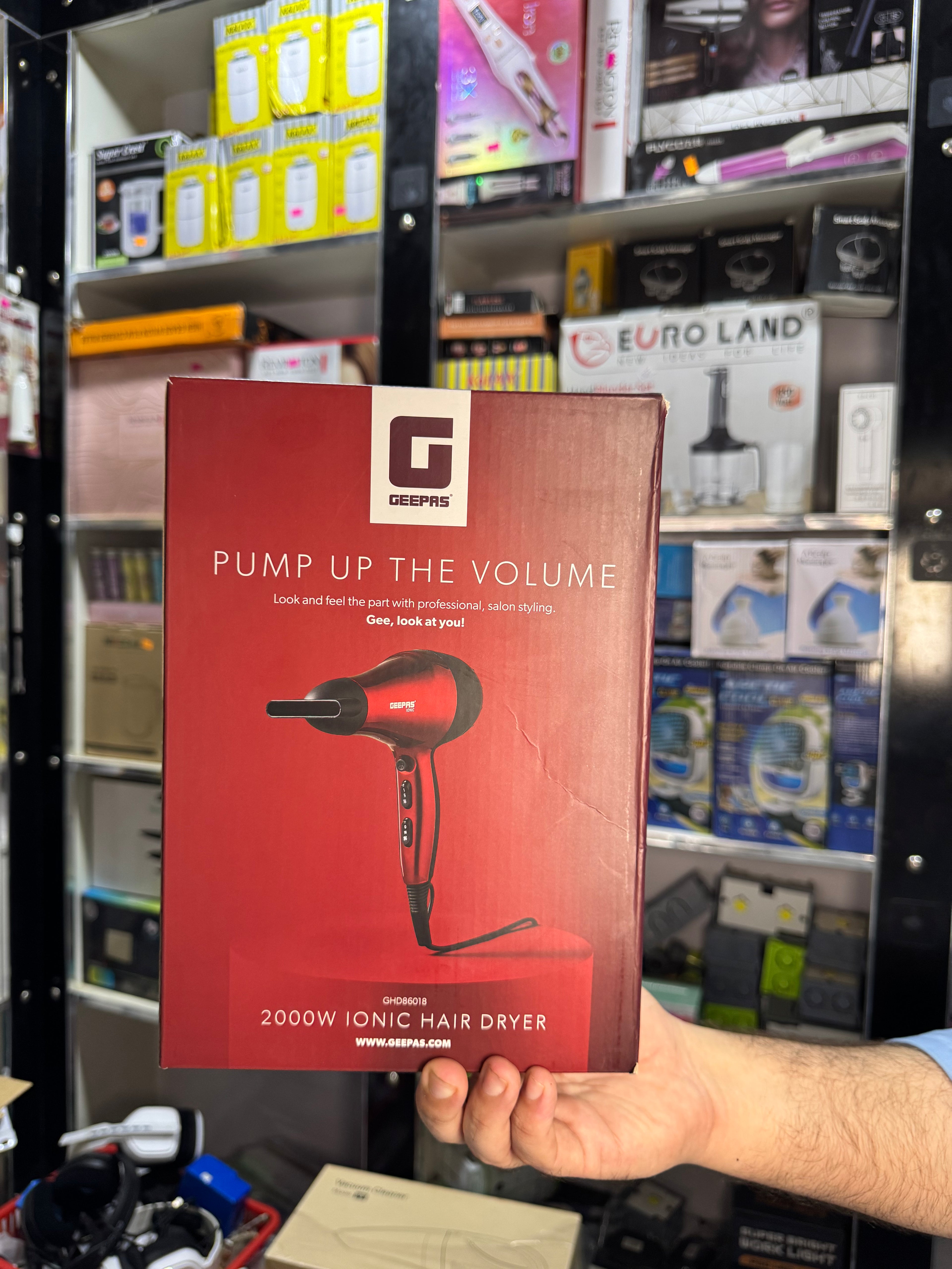 Geepas hair Dryer GHD86018