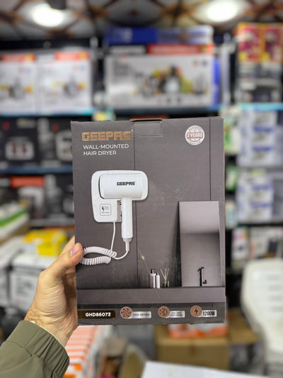 Geepas Wall Mounted Hair Dryer  GHD86073