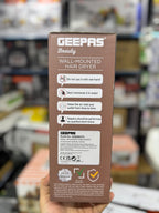 Geepas Wall Mounted Hair Dryer  GHD86073