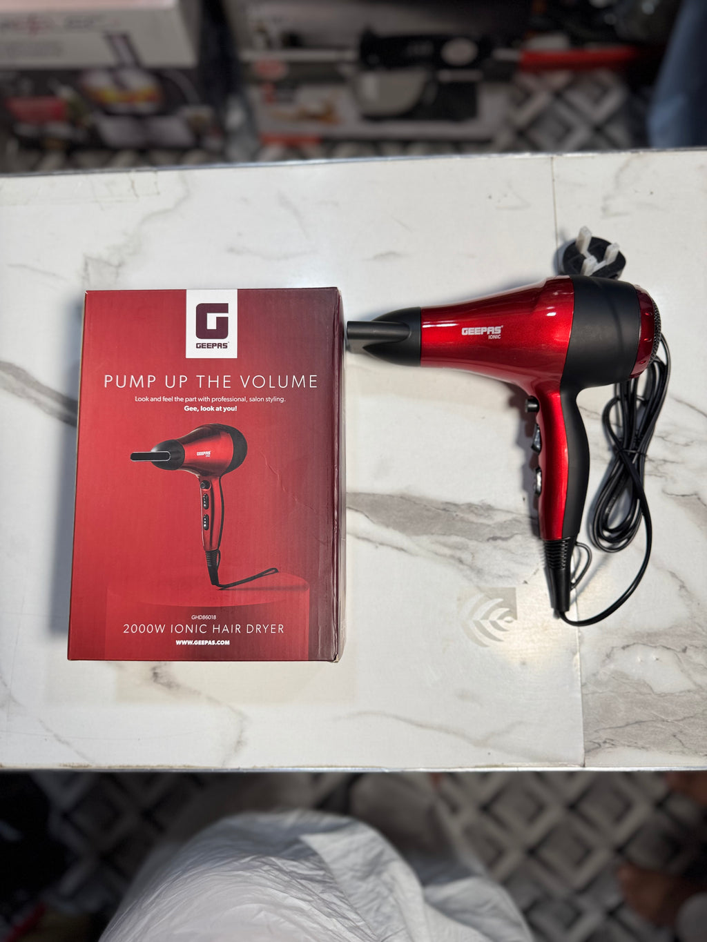 Geepas hair Dryer GHD86018