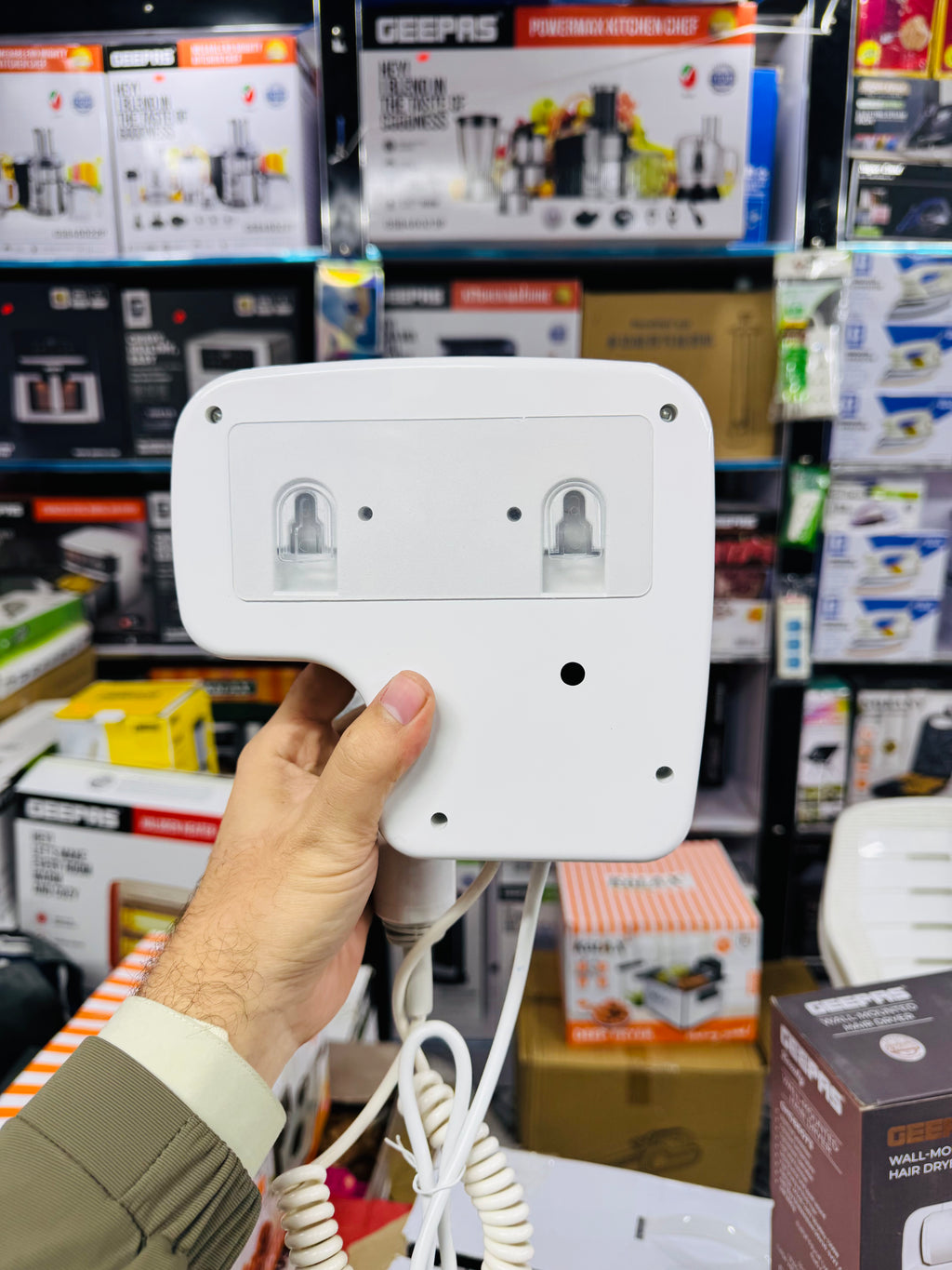 Geepas Wall Mounted Hair Dryer  GHD86073