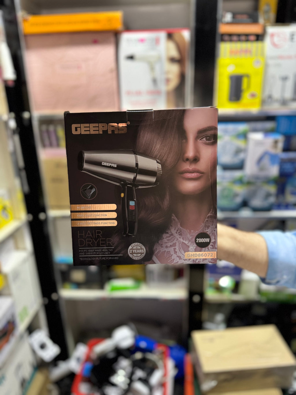 Geepas Hair dryer GHD86072