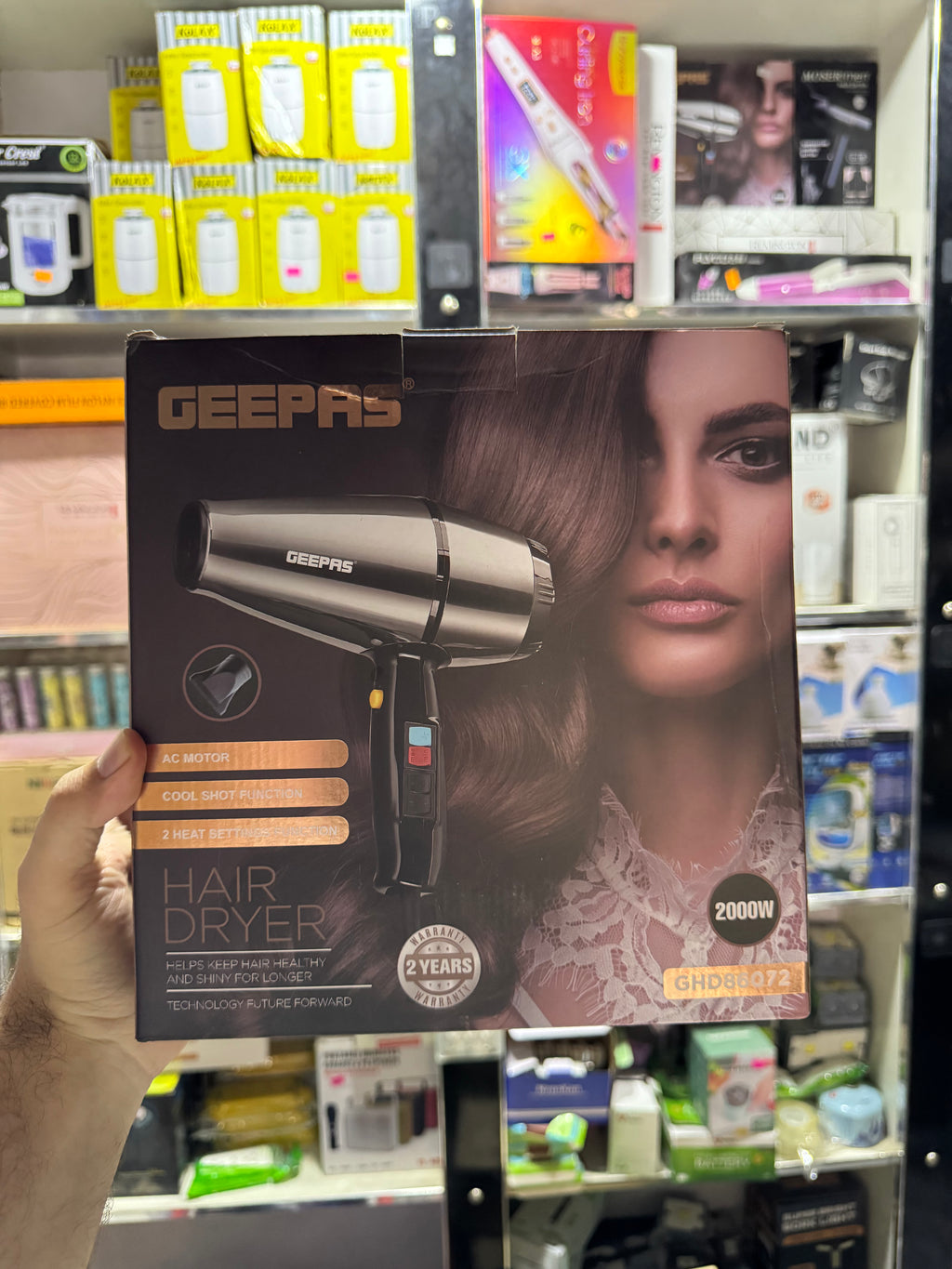 Geepas Hair dryer GHD86072