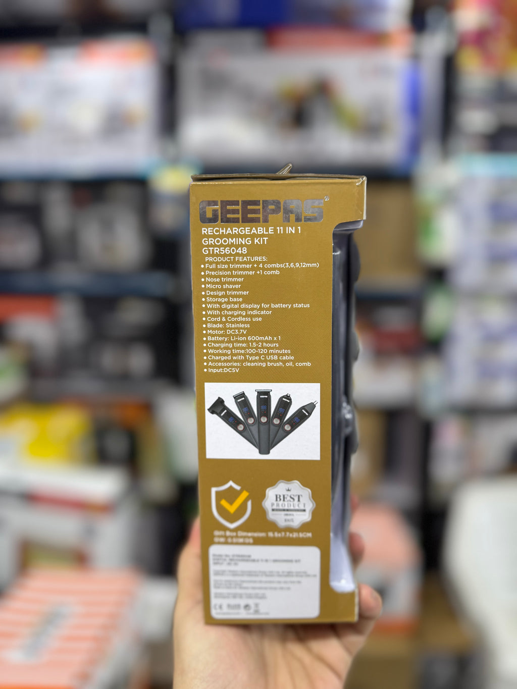 Geepas 11in1 Grooming Kit GTR56048