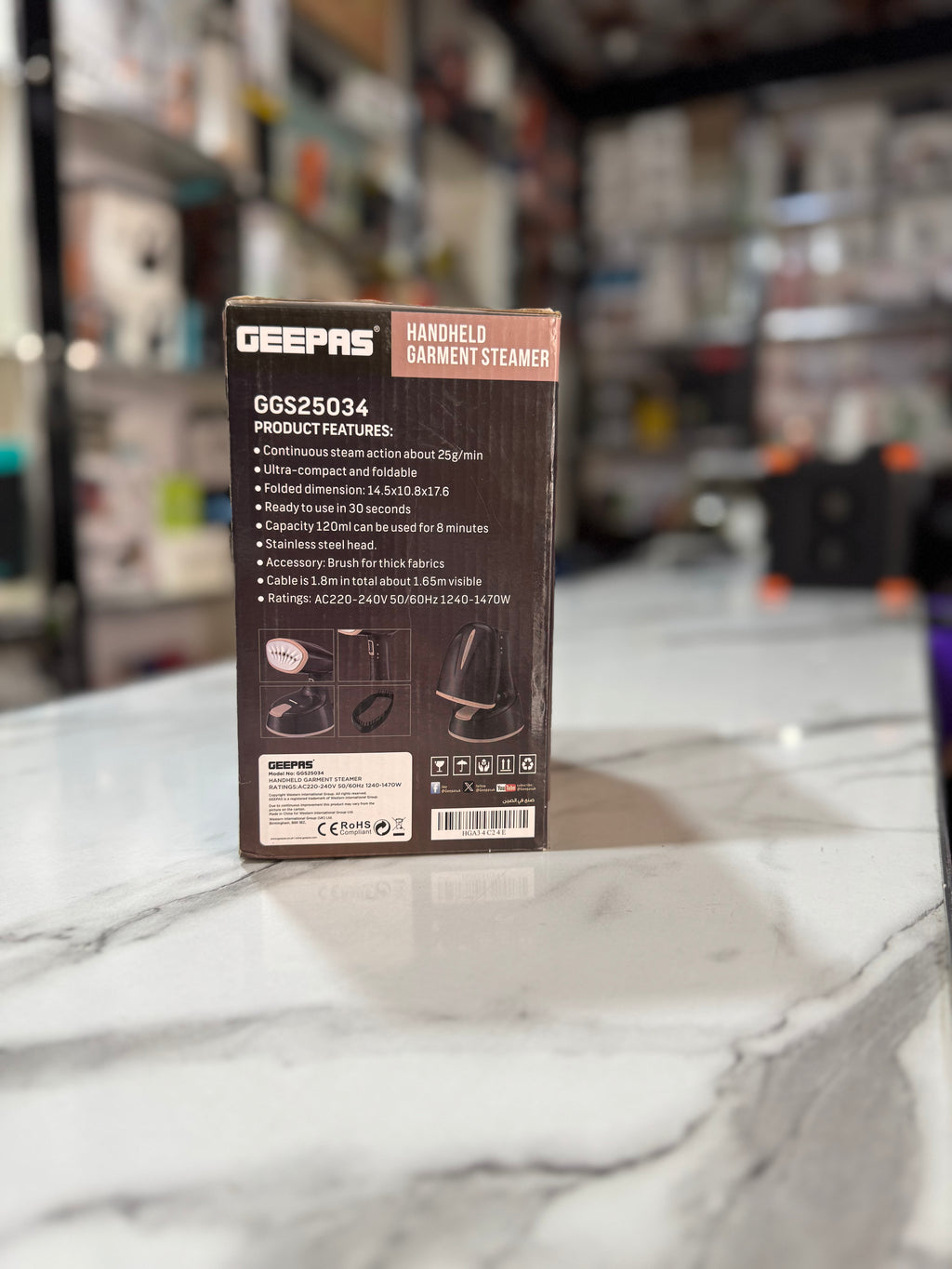 Geepas Hand Steamer GGS25034