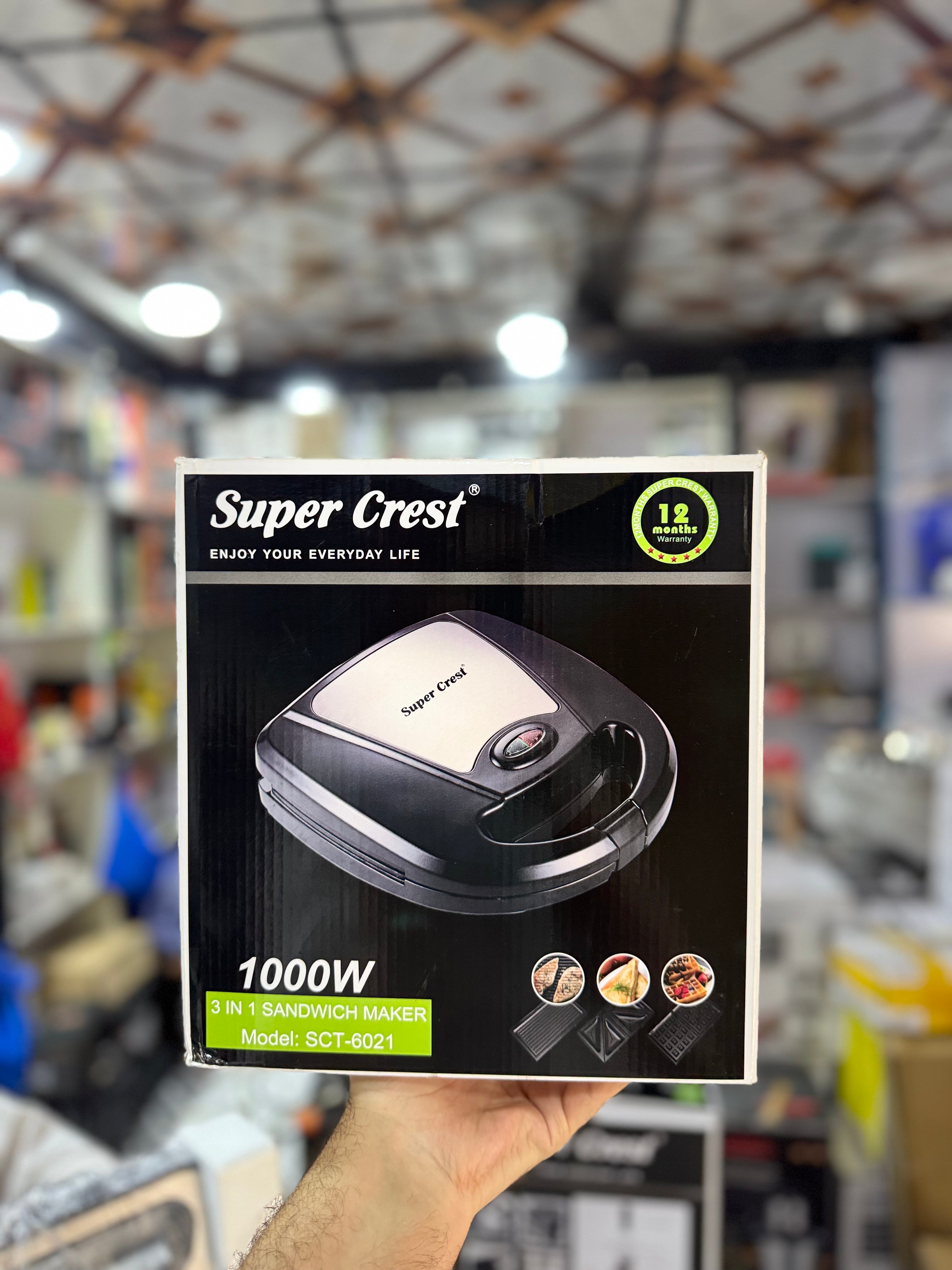 3 in 1 Super Crest Sandwich Maker -6021