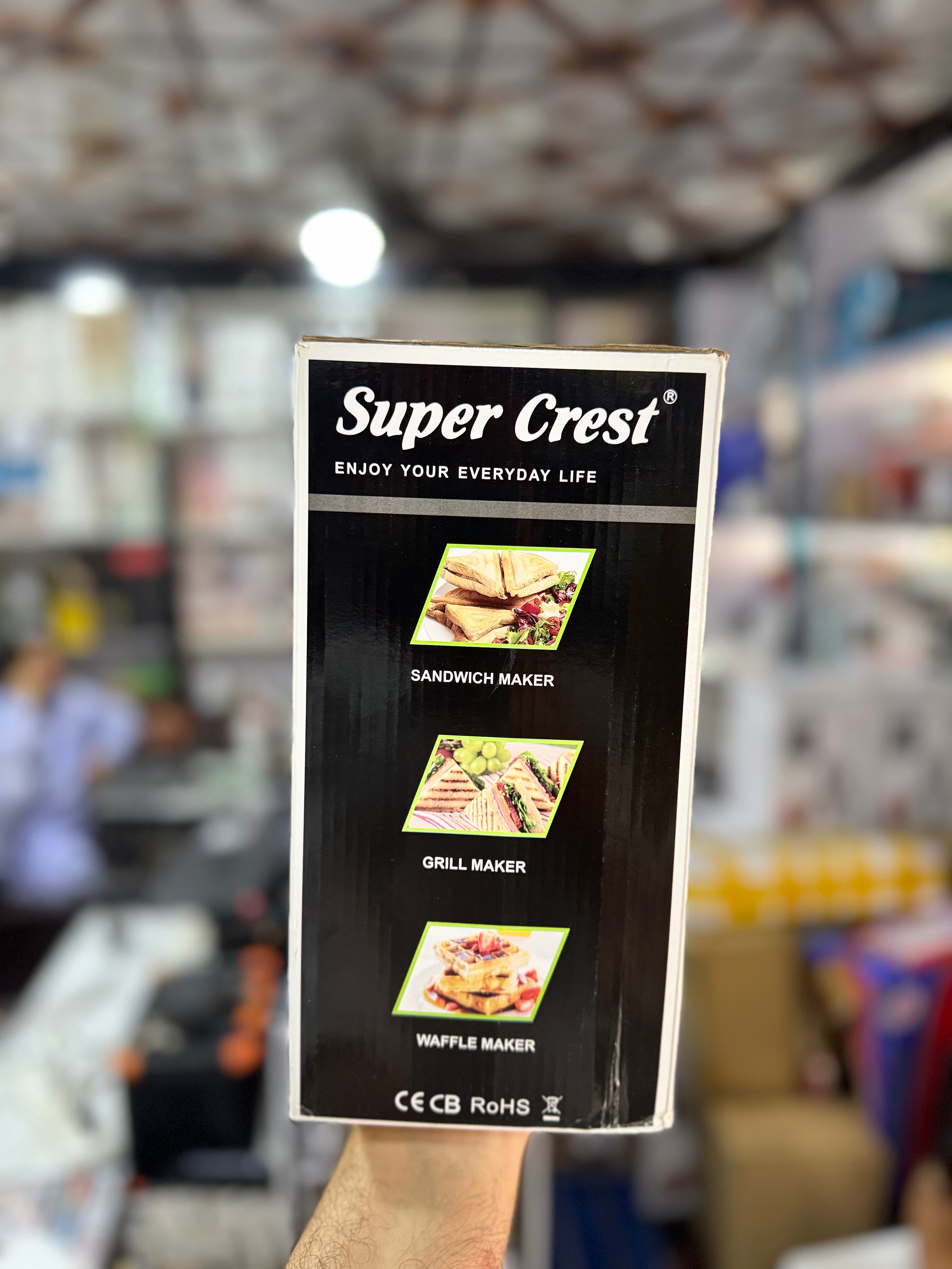 3 in 1 Super Crest Sandwich Maker -6021