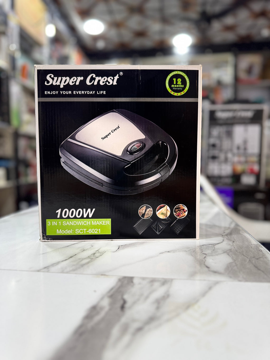 3 in 1 Super Crest Sandwich Maker -6021