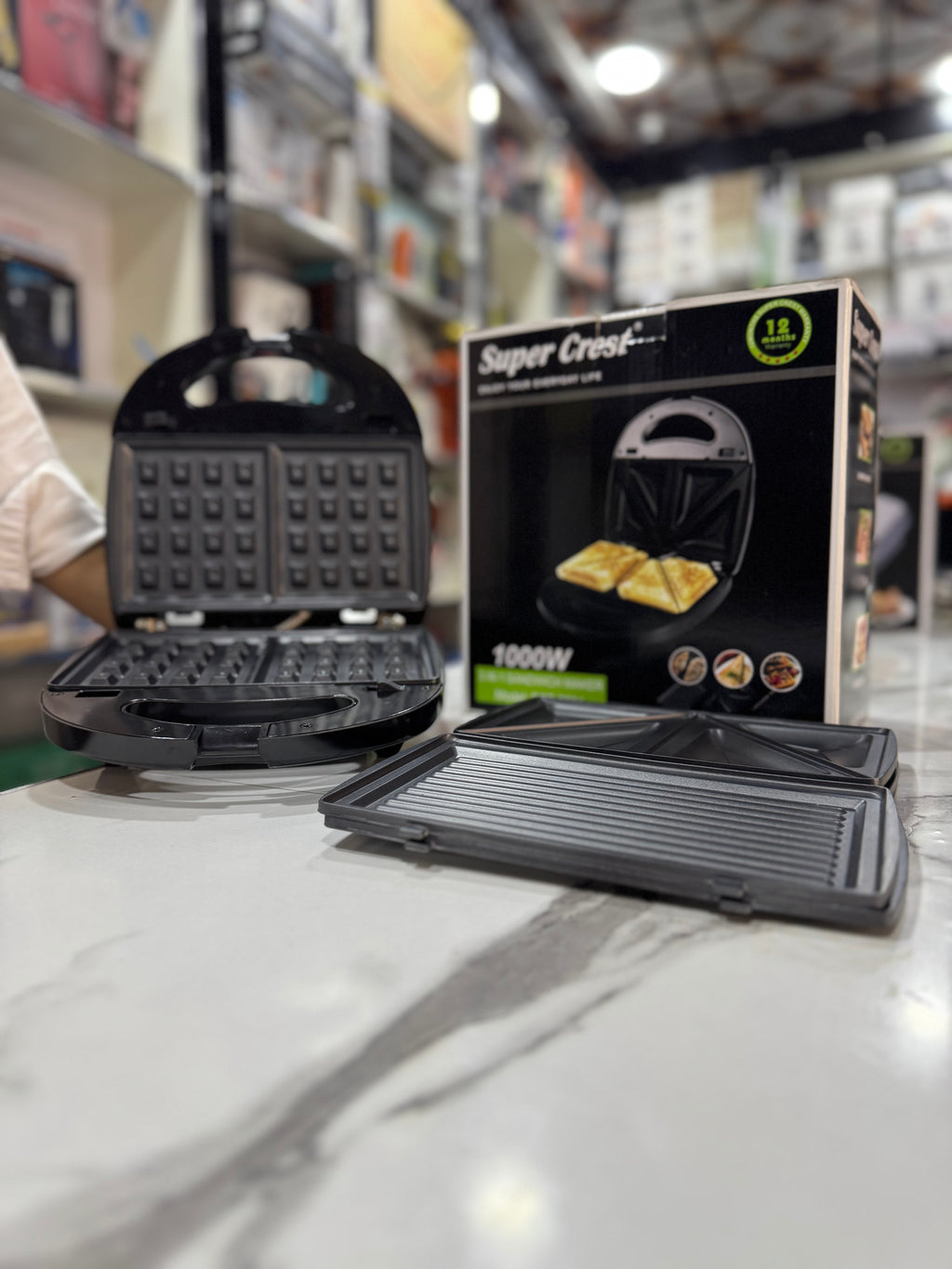 3 in 1 Super Crest Sandwich Maker -6021