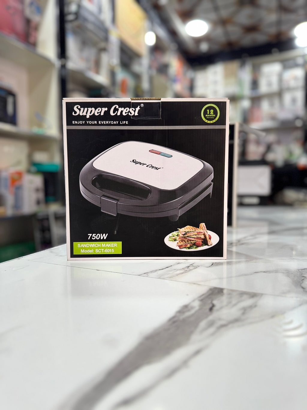 Super Crest Sandwich Maker SCT-6015