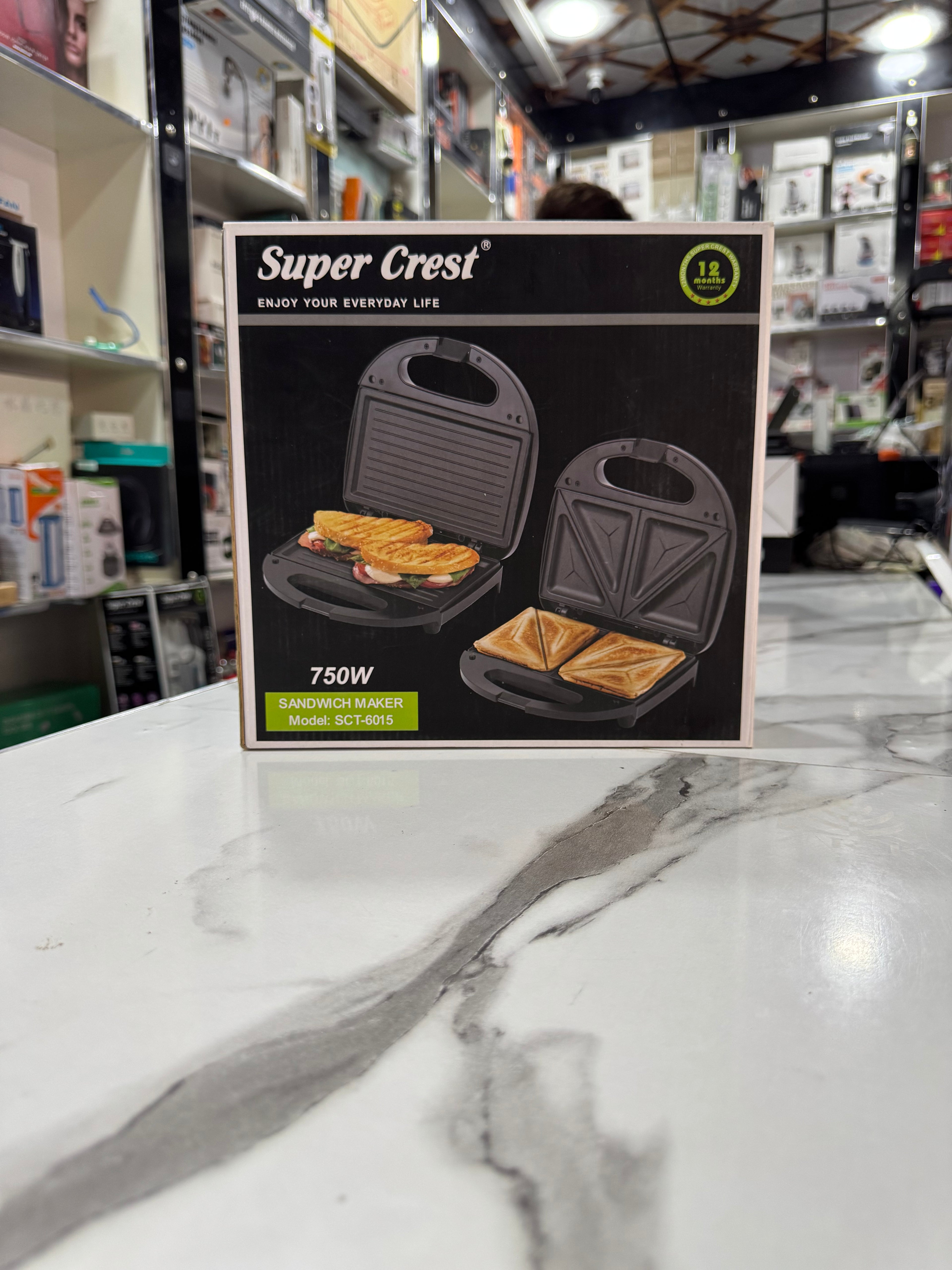 Super Crest Sandwich Maker SCT-6015