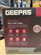 Geepas Ceramic Steam Iron GSI24026