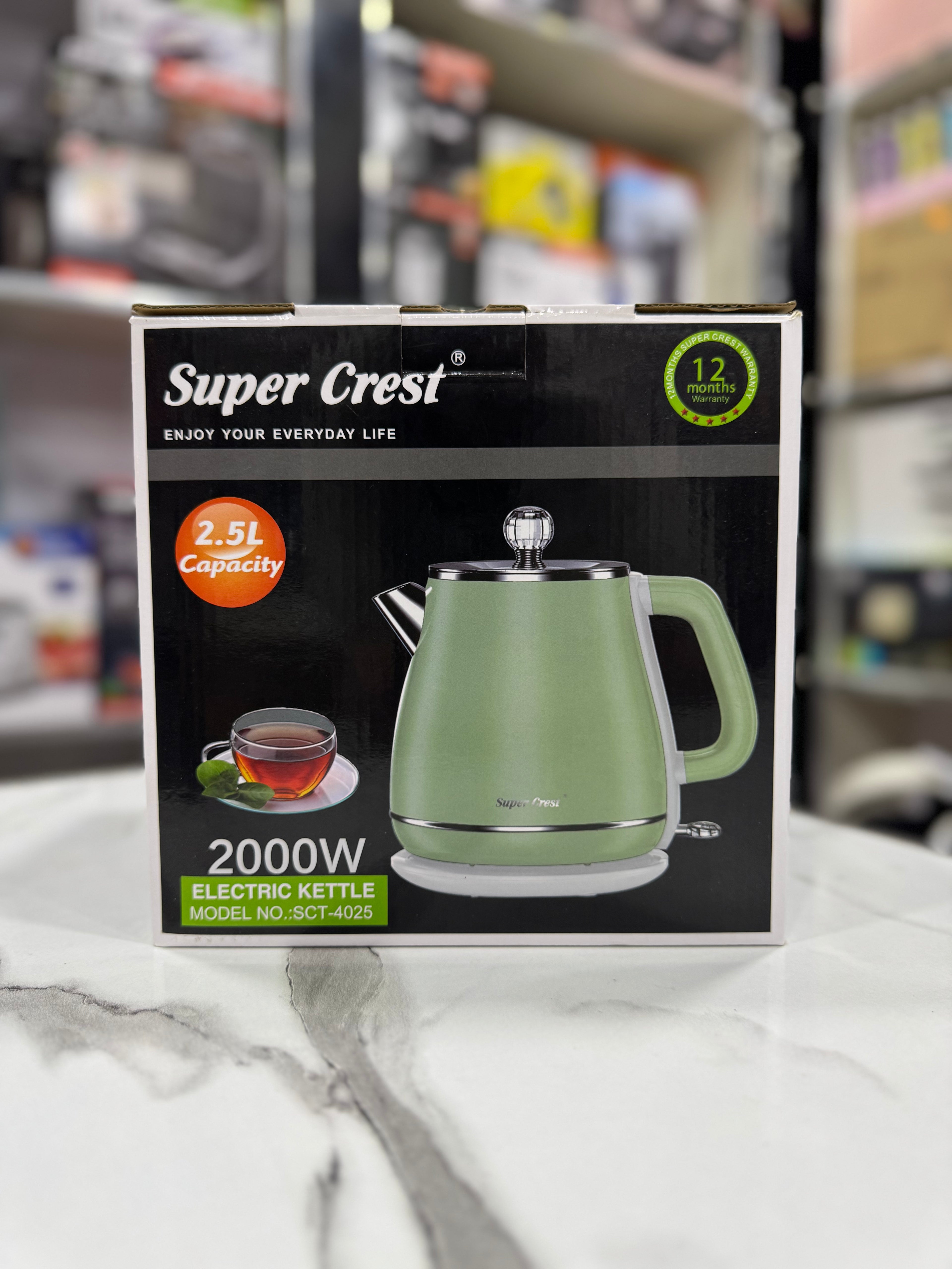 Super Crest Electric Kettle