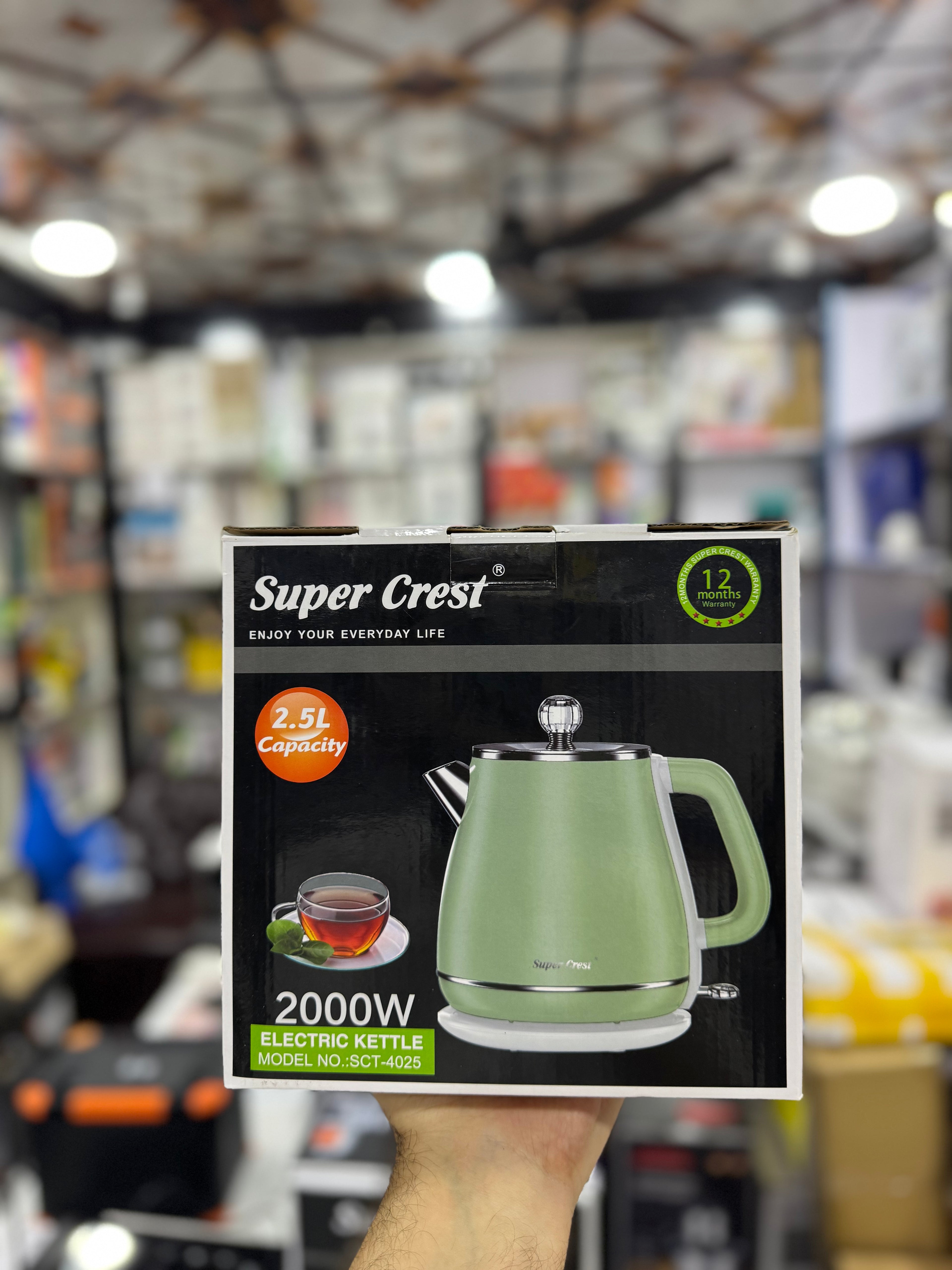 Super Crest Electric Kettle