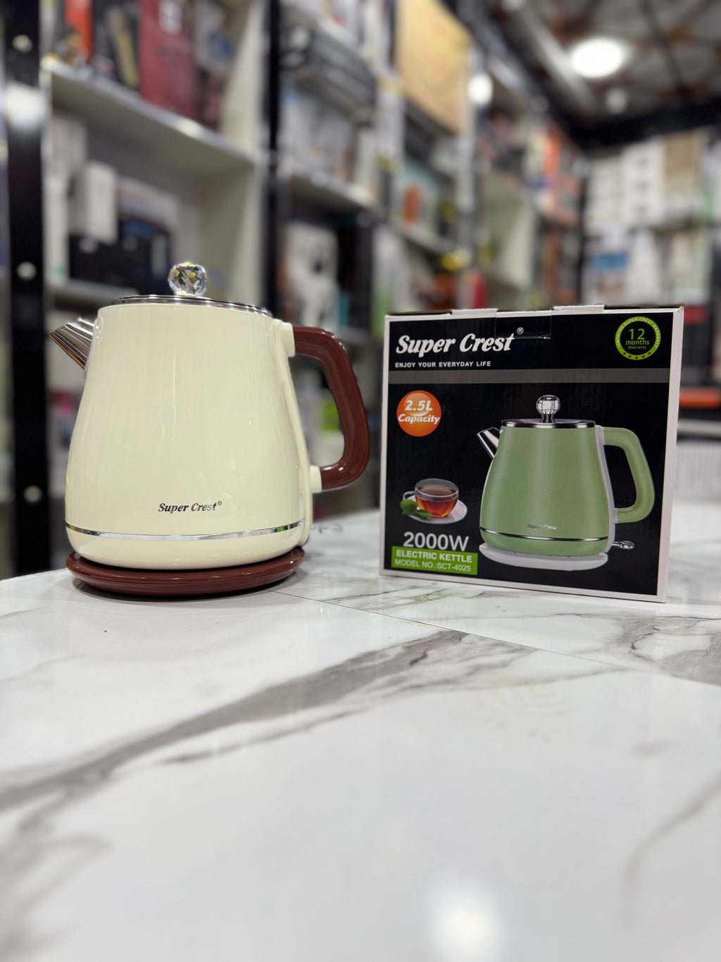 Super Crest Electric Kettle