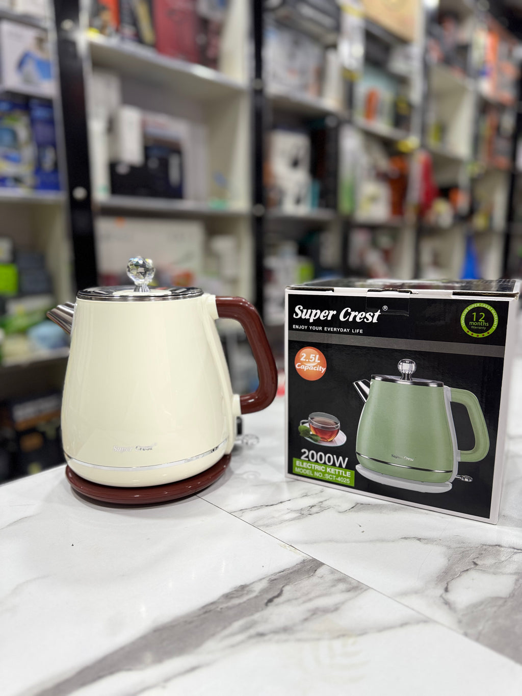 Super Crest Electric Kettle