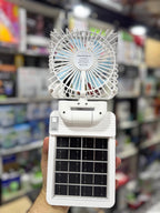 Double Head Solar Charging Fan