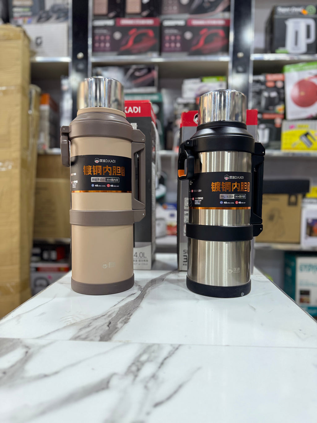 D.kadi 4L Large Capacity Vacuum Flask