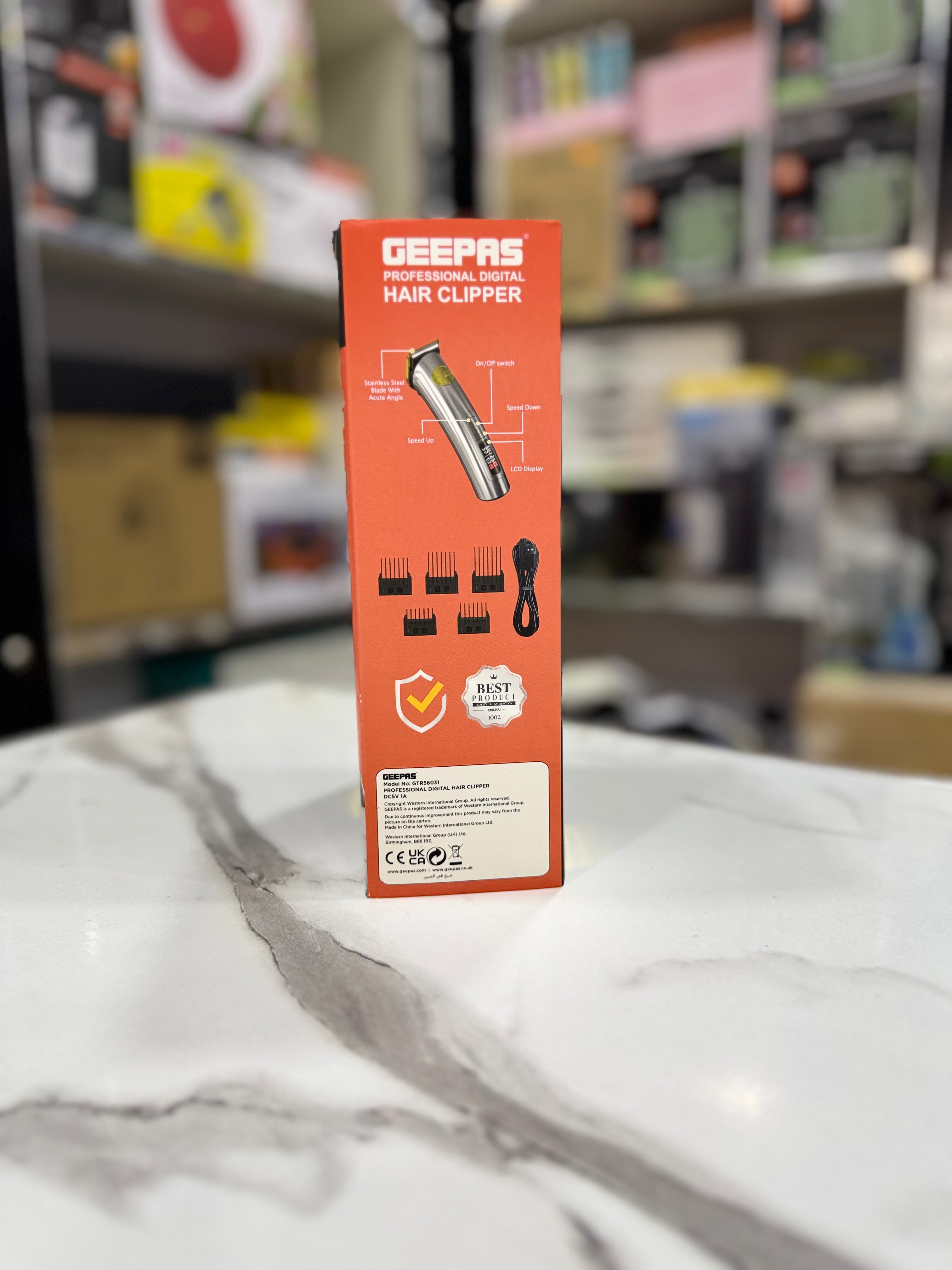 Geepas Professional Digital Hair Clipper GTR-56031