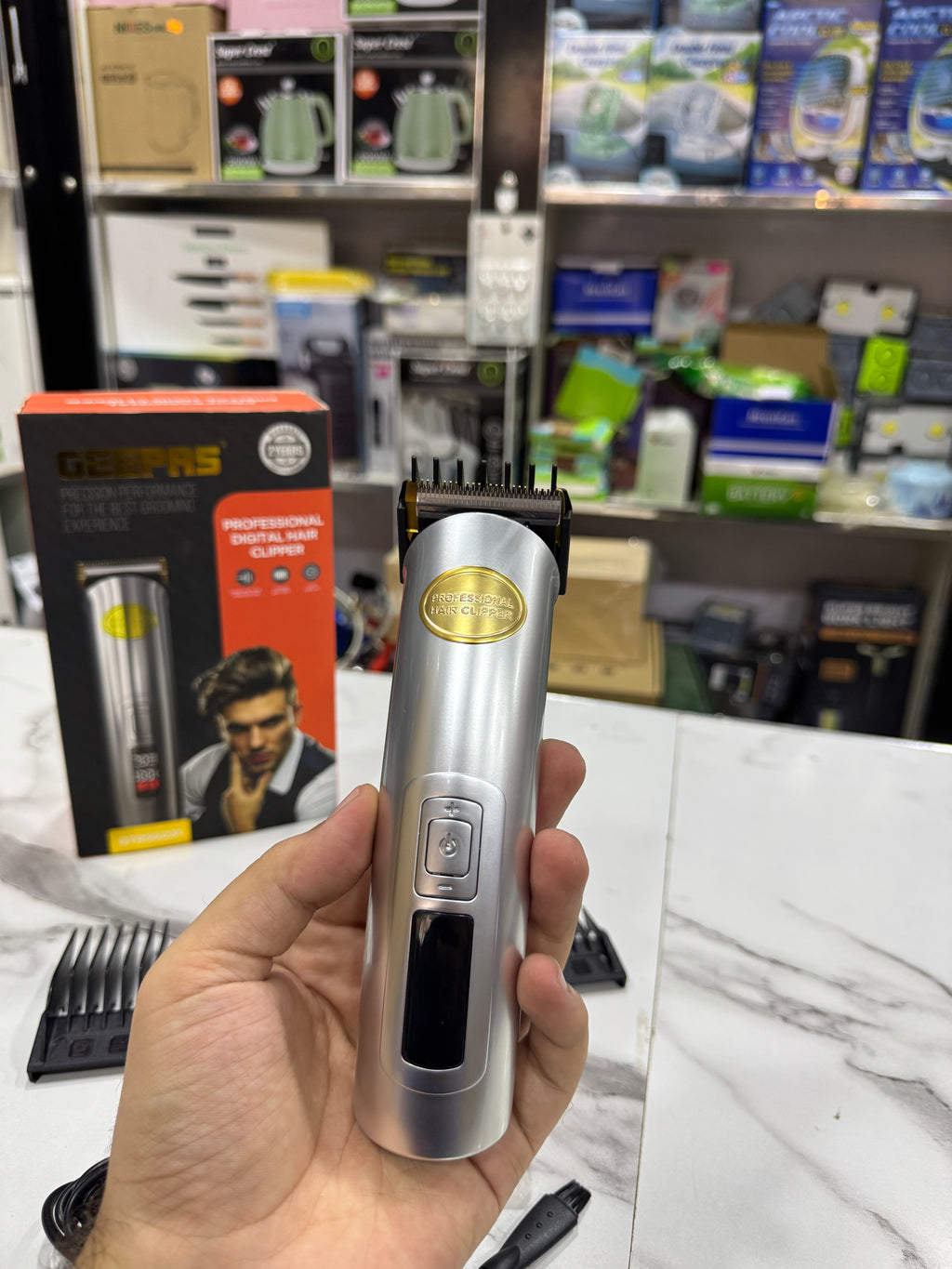 Geepas Professional Digital Hair Clipper GTR-56031