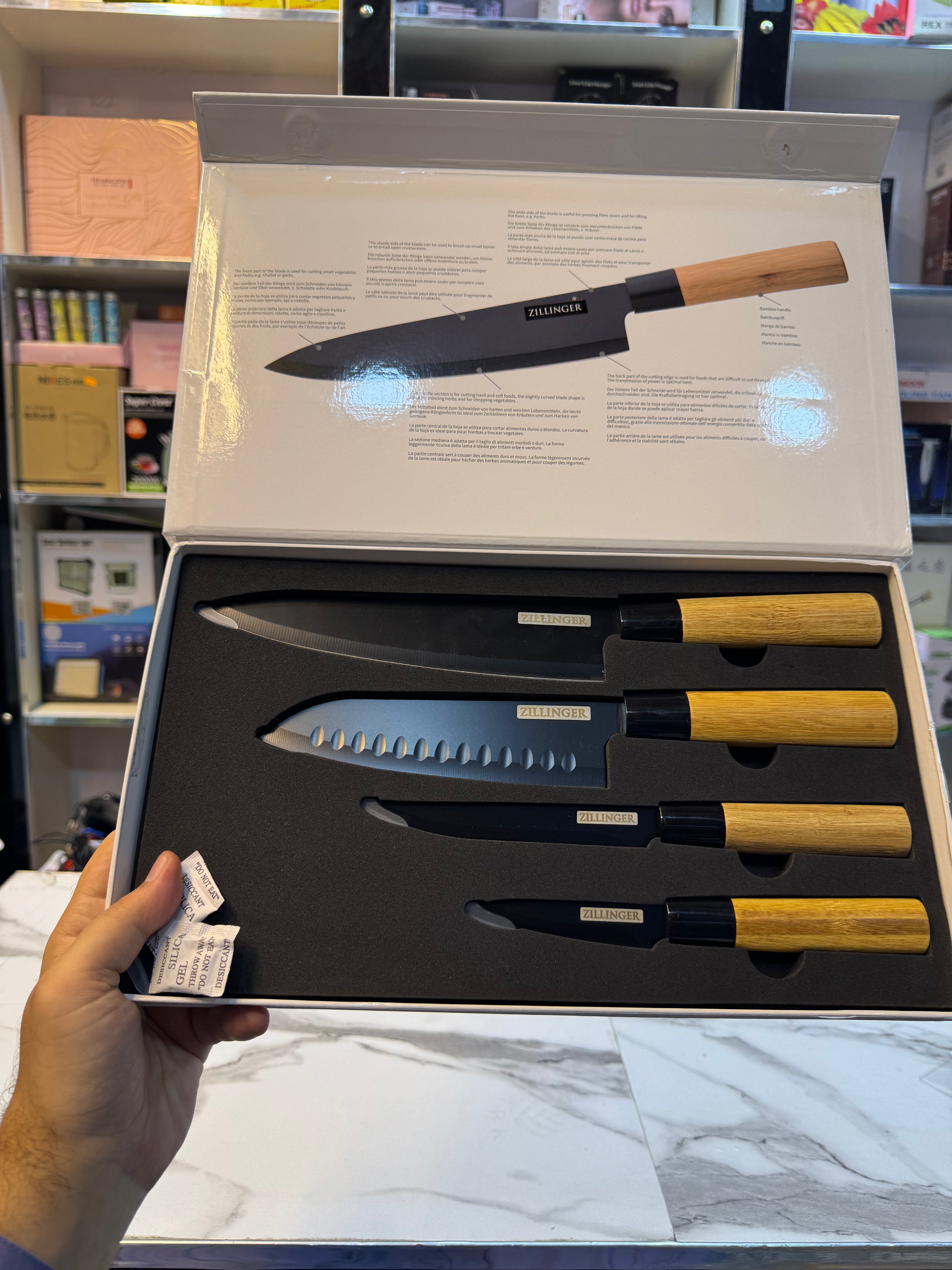 Zillingar Japanese Knives Set