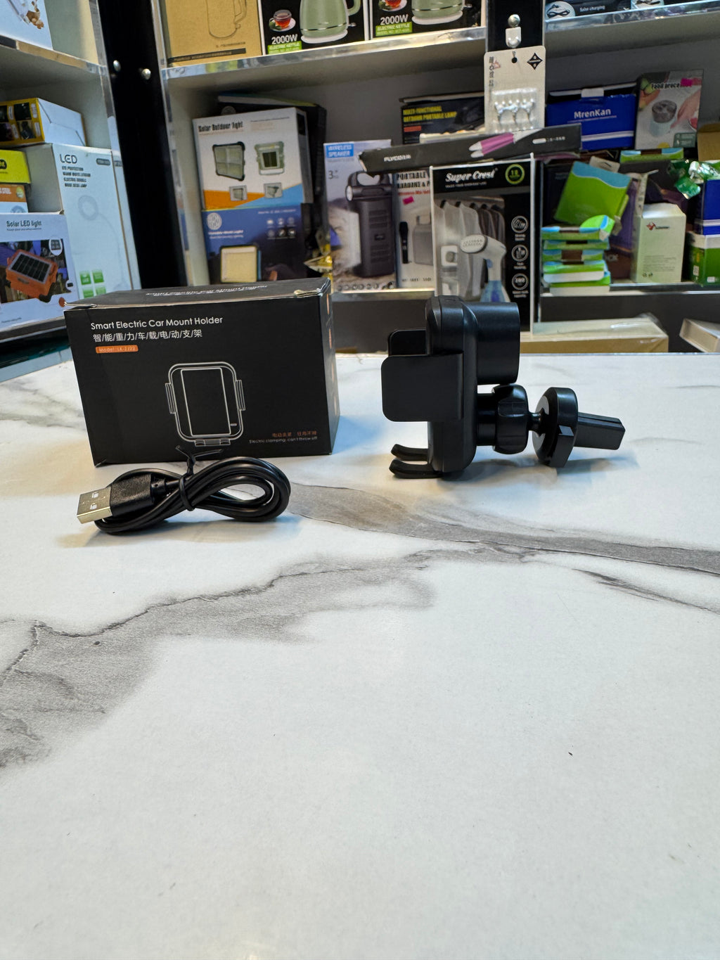 Chargeable Car Mount Mobile Holder