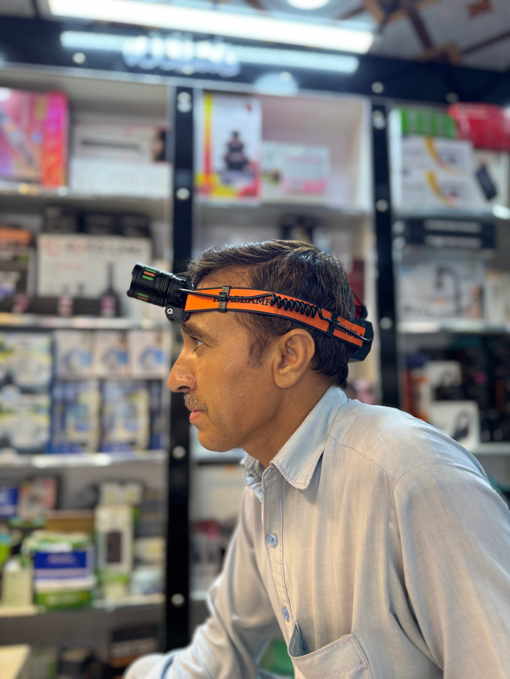 Large Double Side Headlamp Super Bright