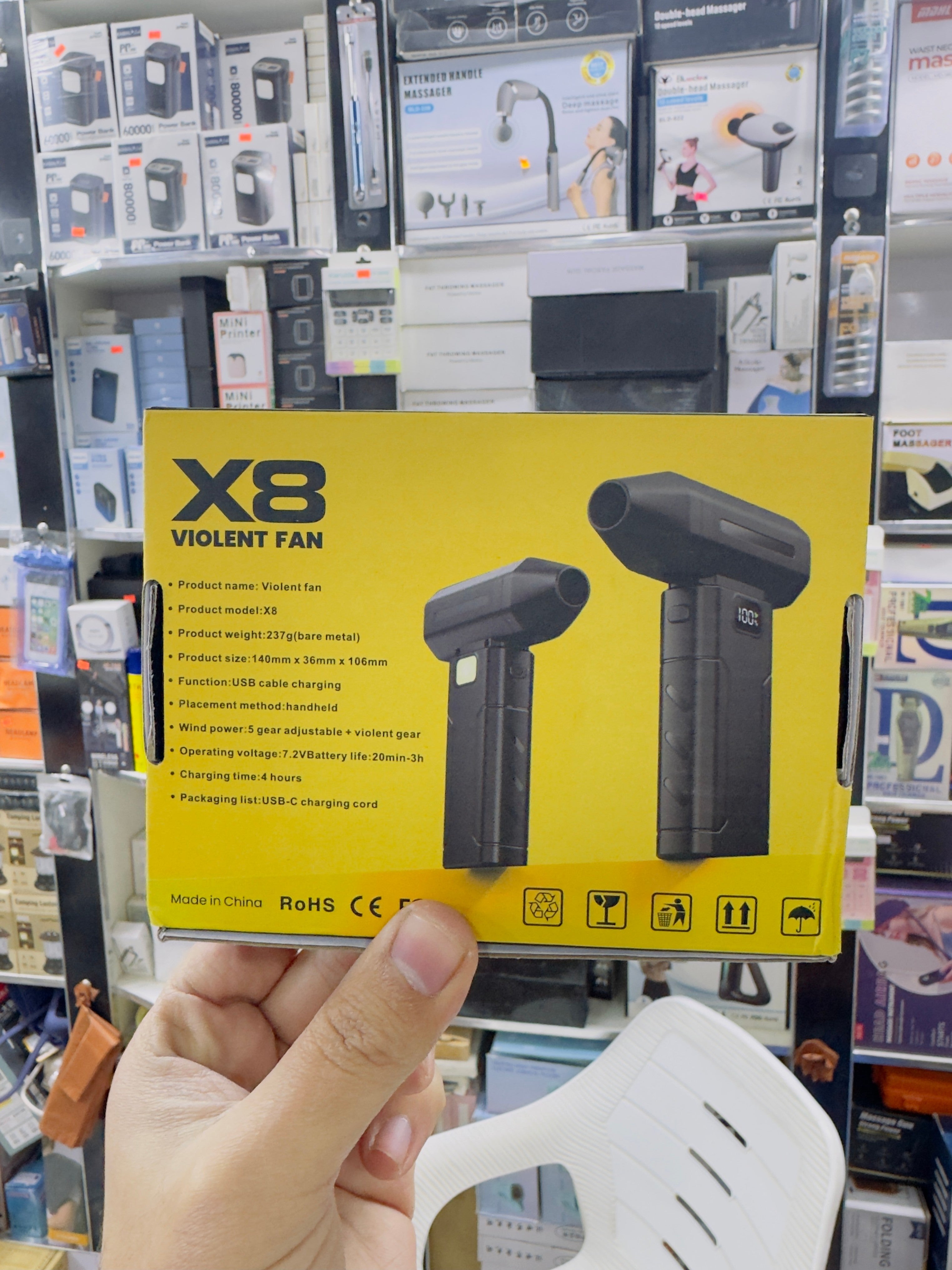 X-8 Violent Fan Blower